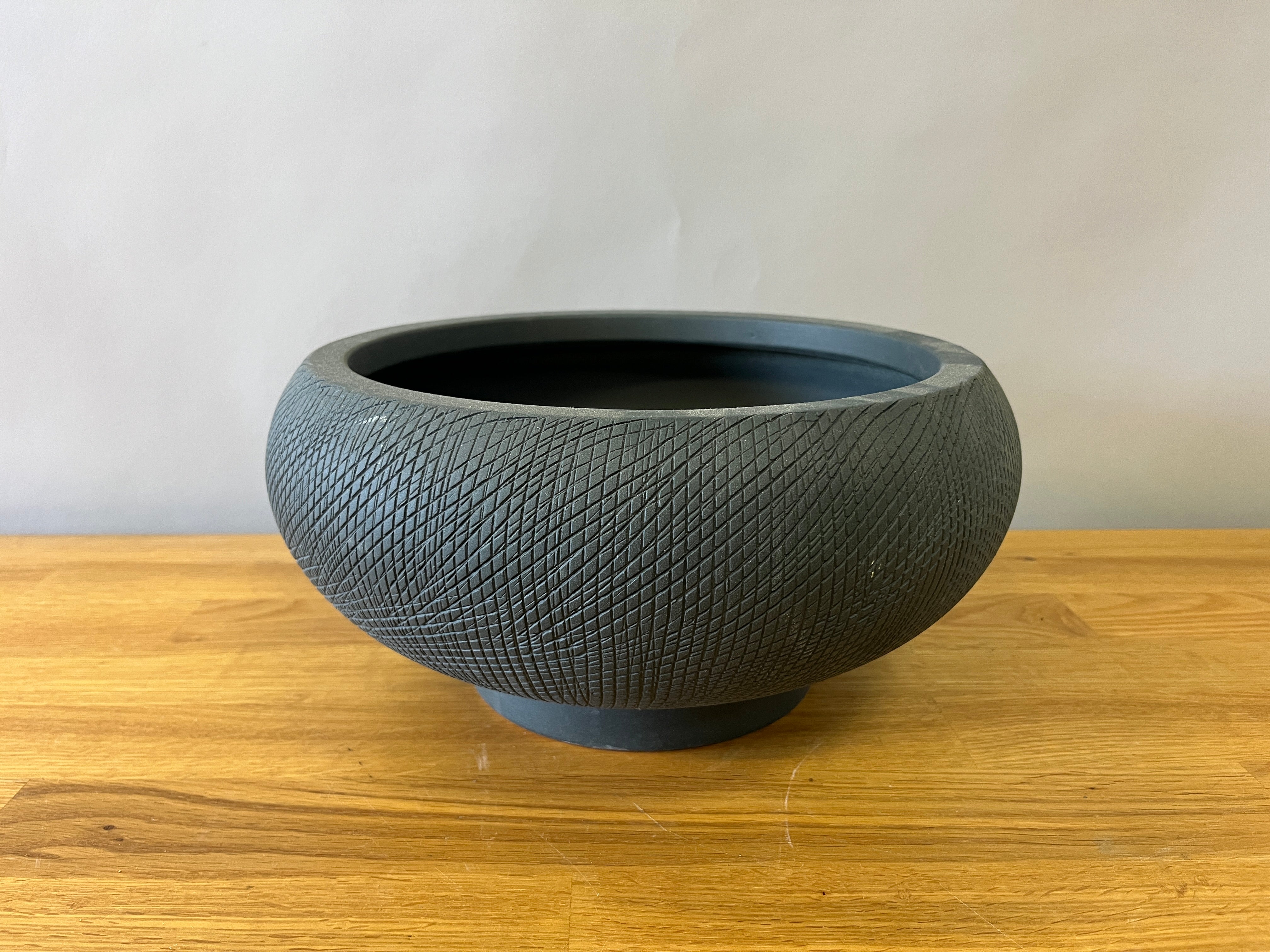 Black Low Decorative Bowl