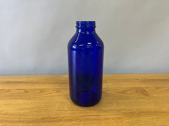 Dark Blue Glass Jar