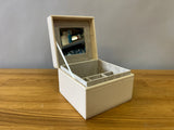 White Cloth Jewelry Box