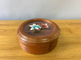 Wood Circular Jewelry Box