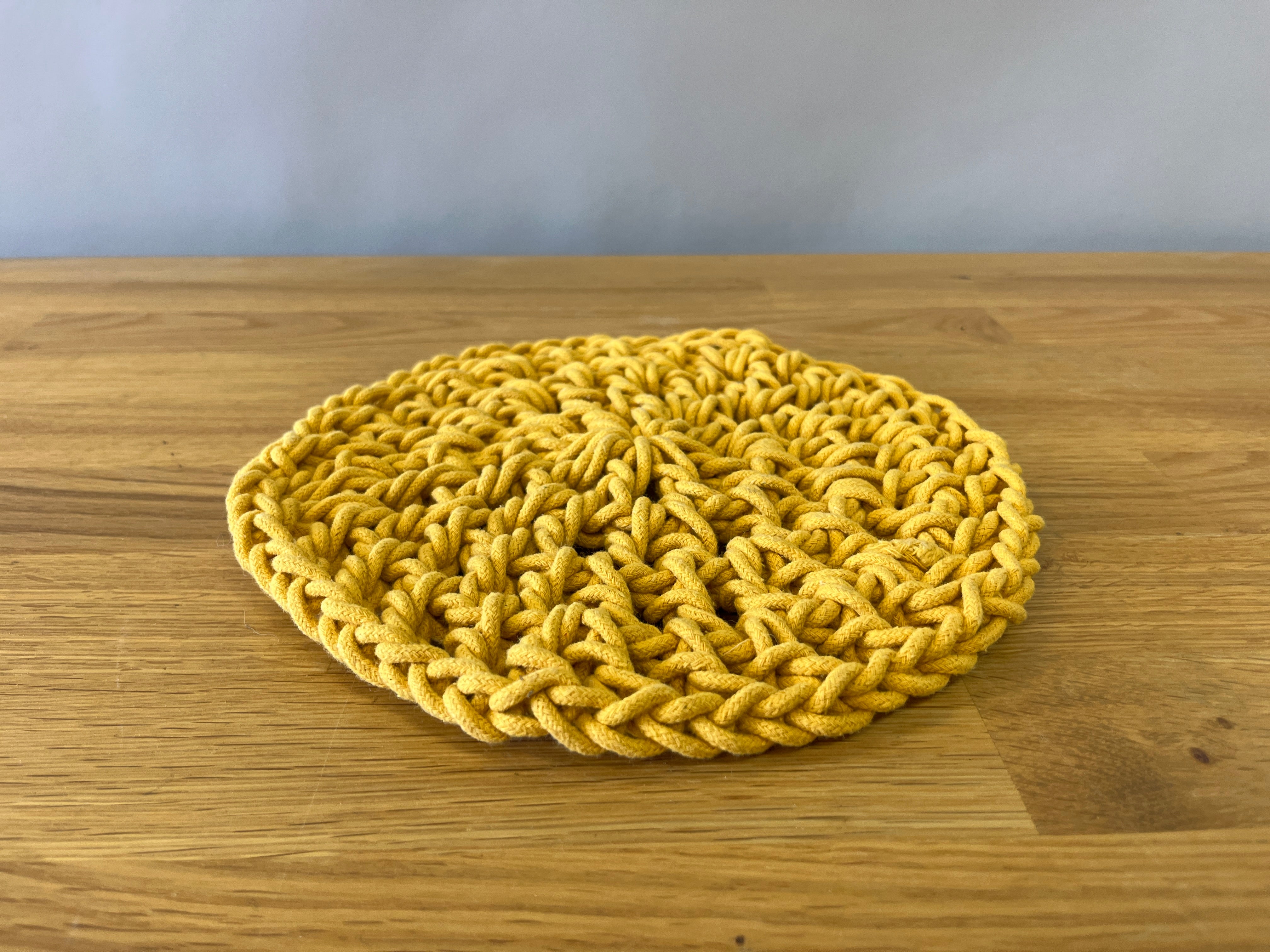 Yellow Woven Trivet