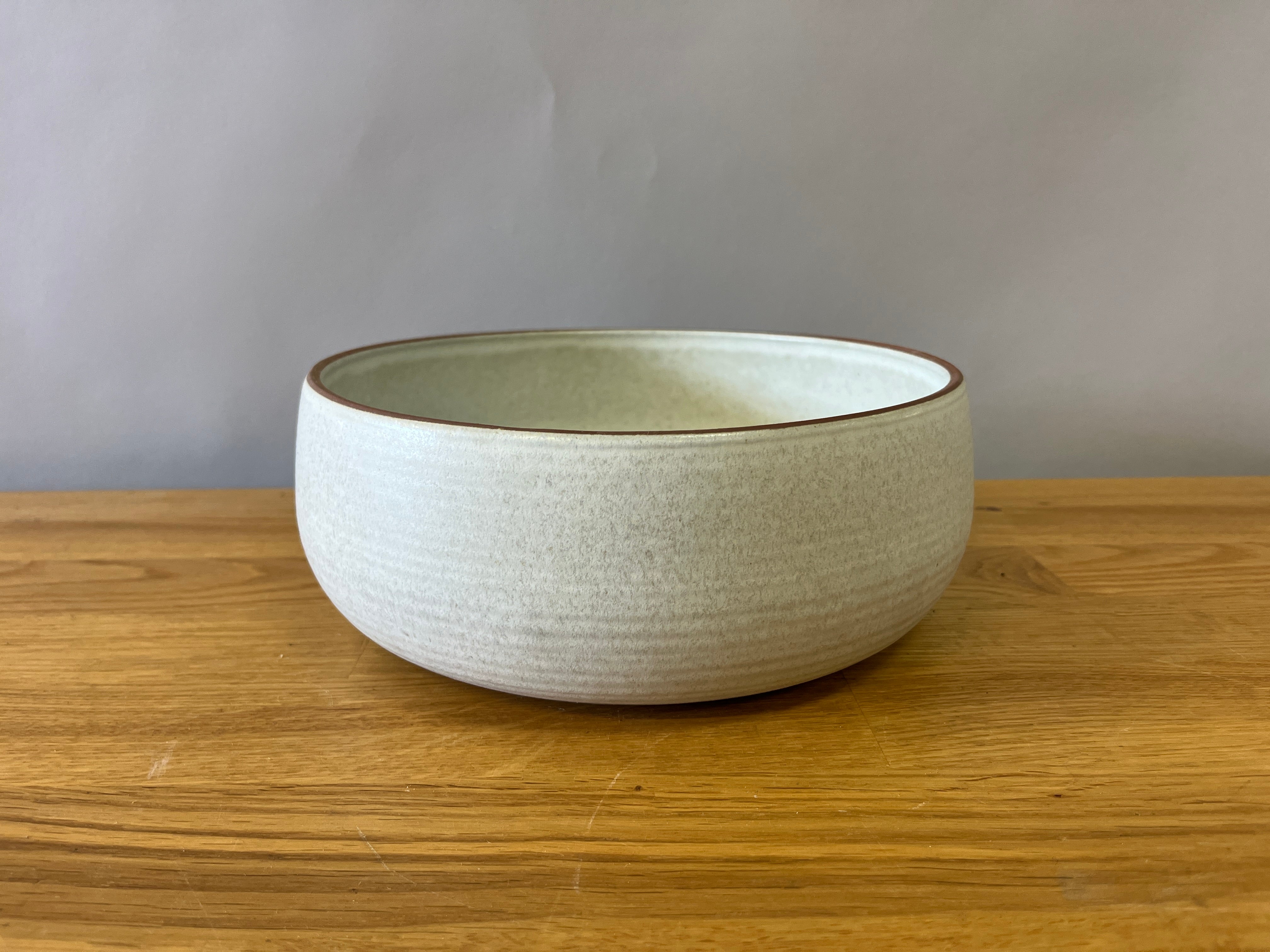 Concrete Low Fruit Bowl