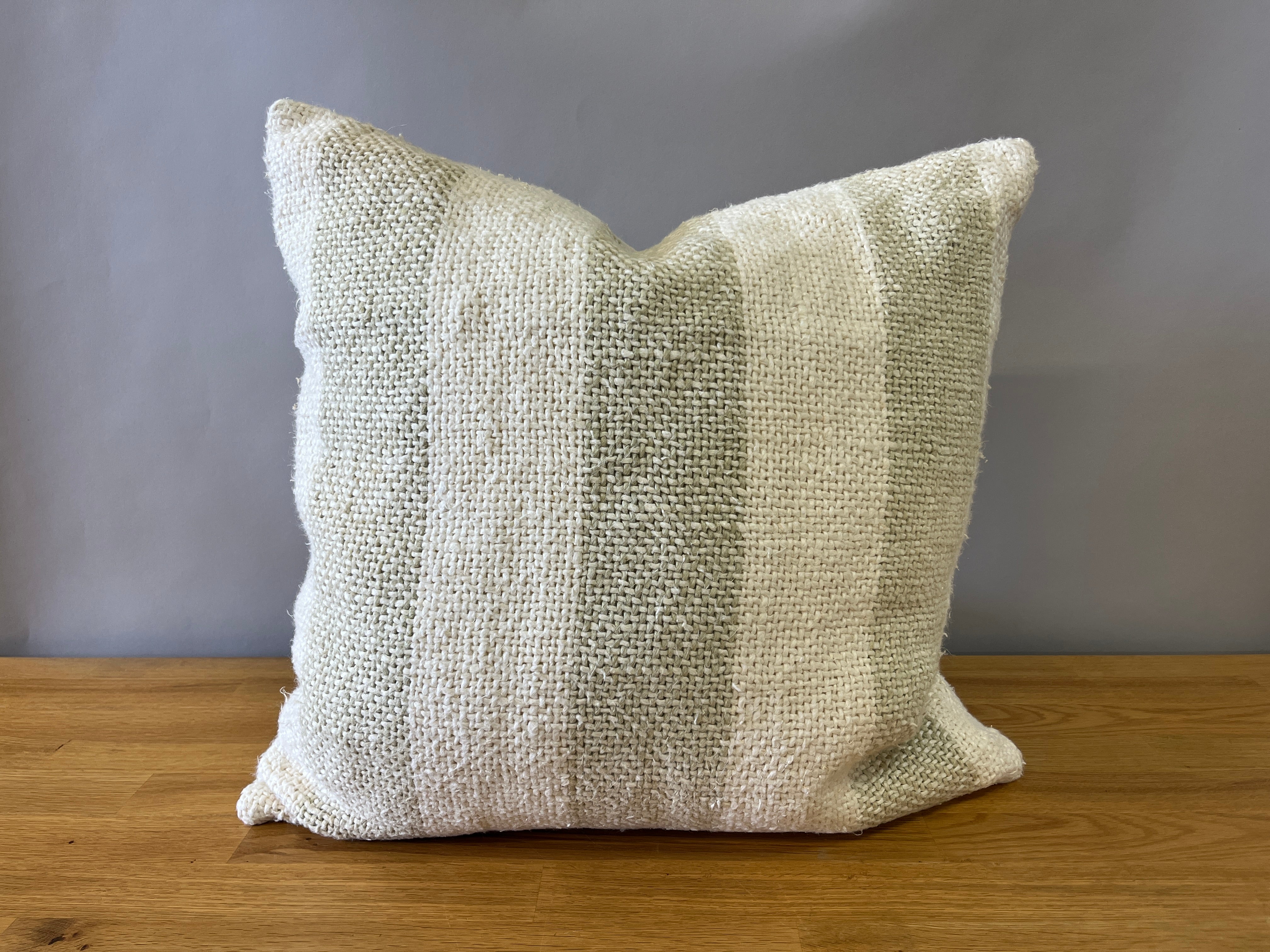 Neutral Woven Stripe Pillow