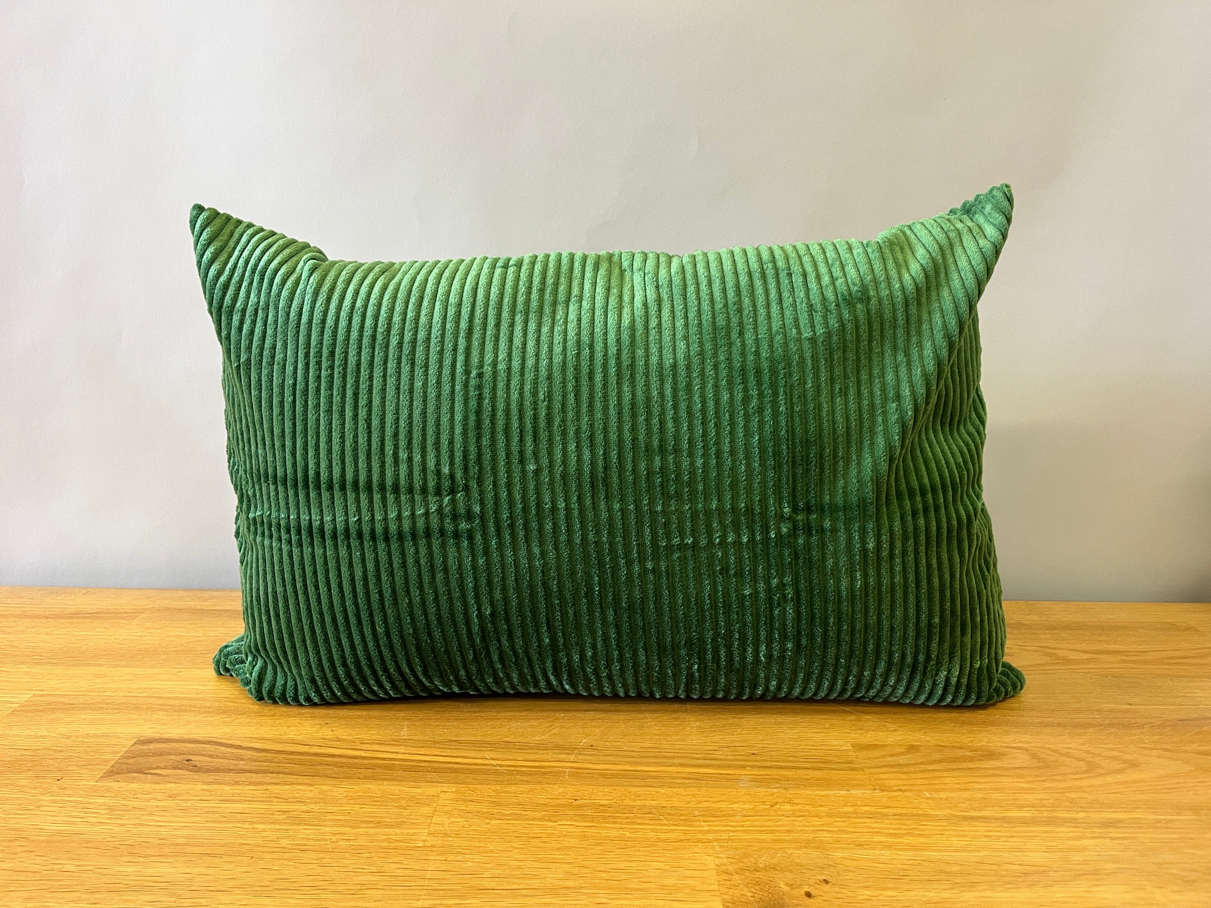 Green Corduroy Pillow