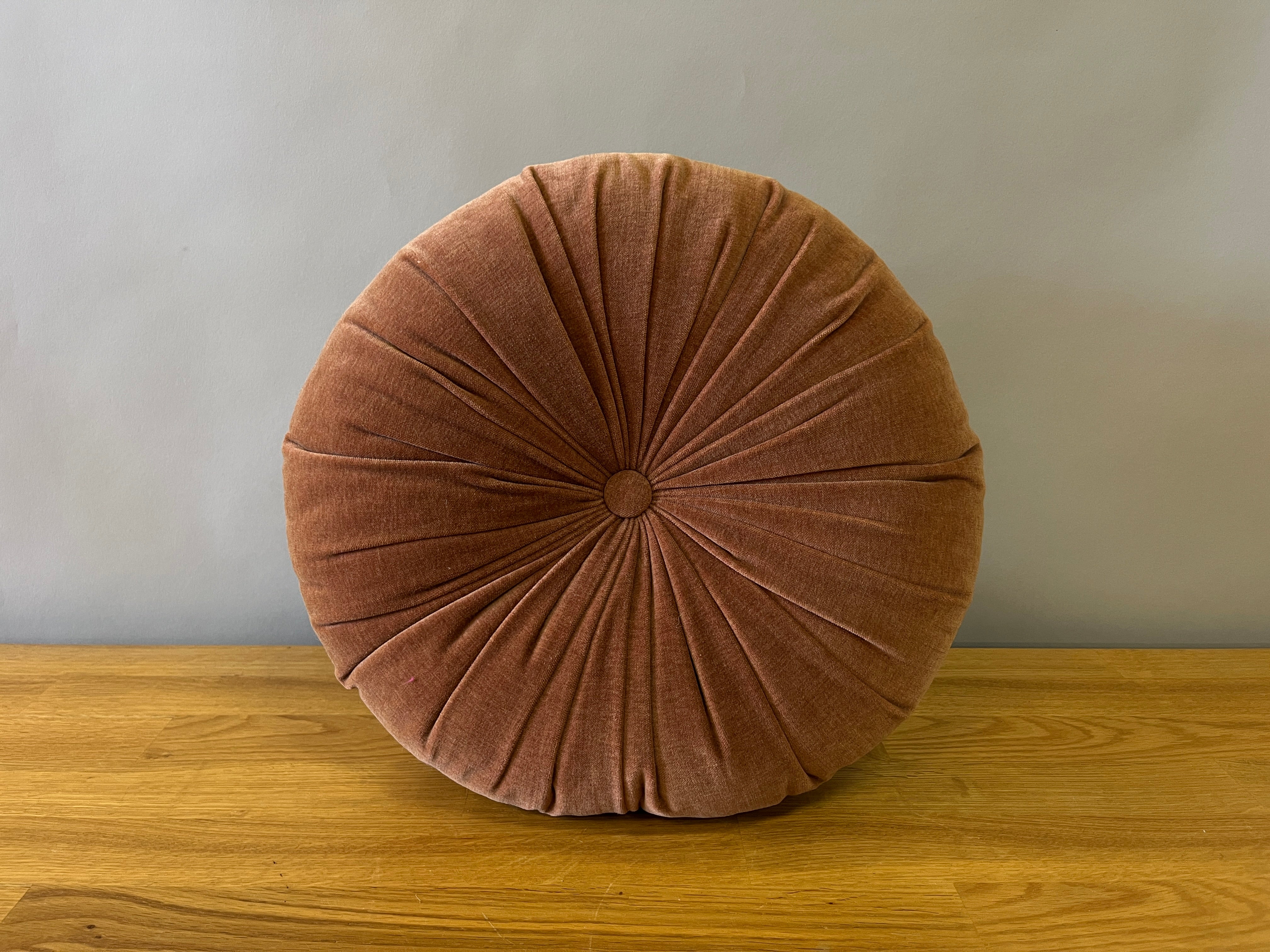 Burgundy Circle Pilllow