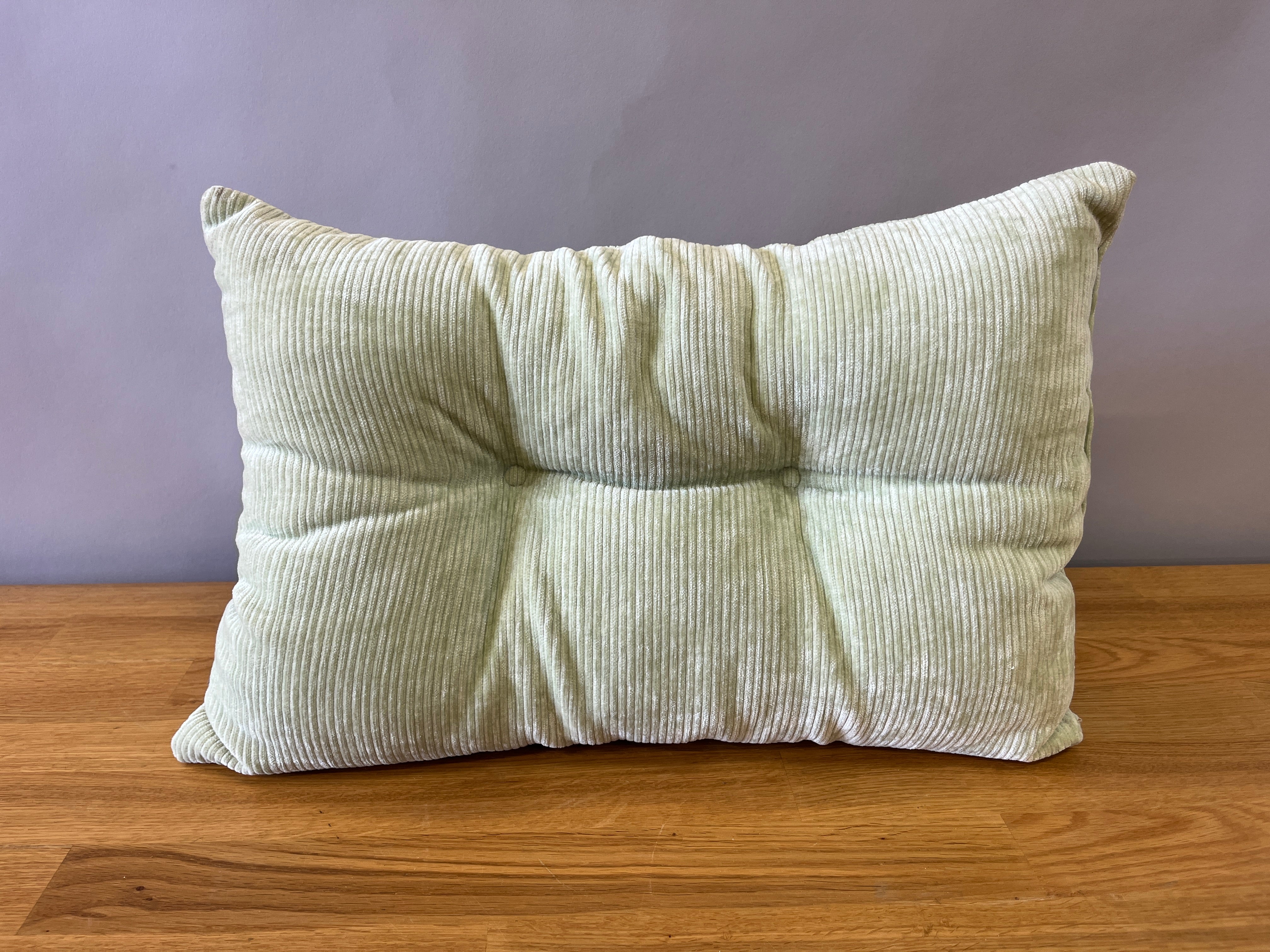 Light Green Corduroy Pillow