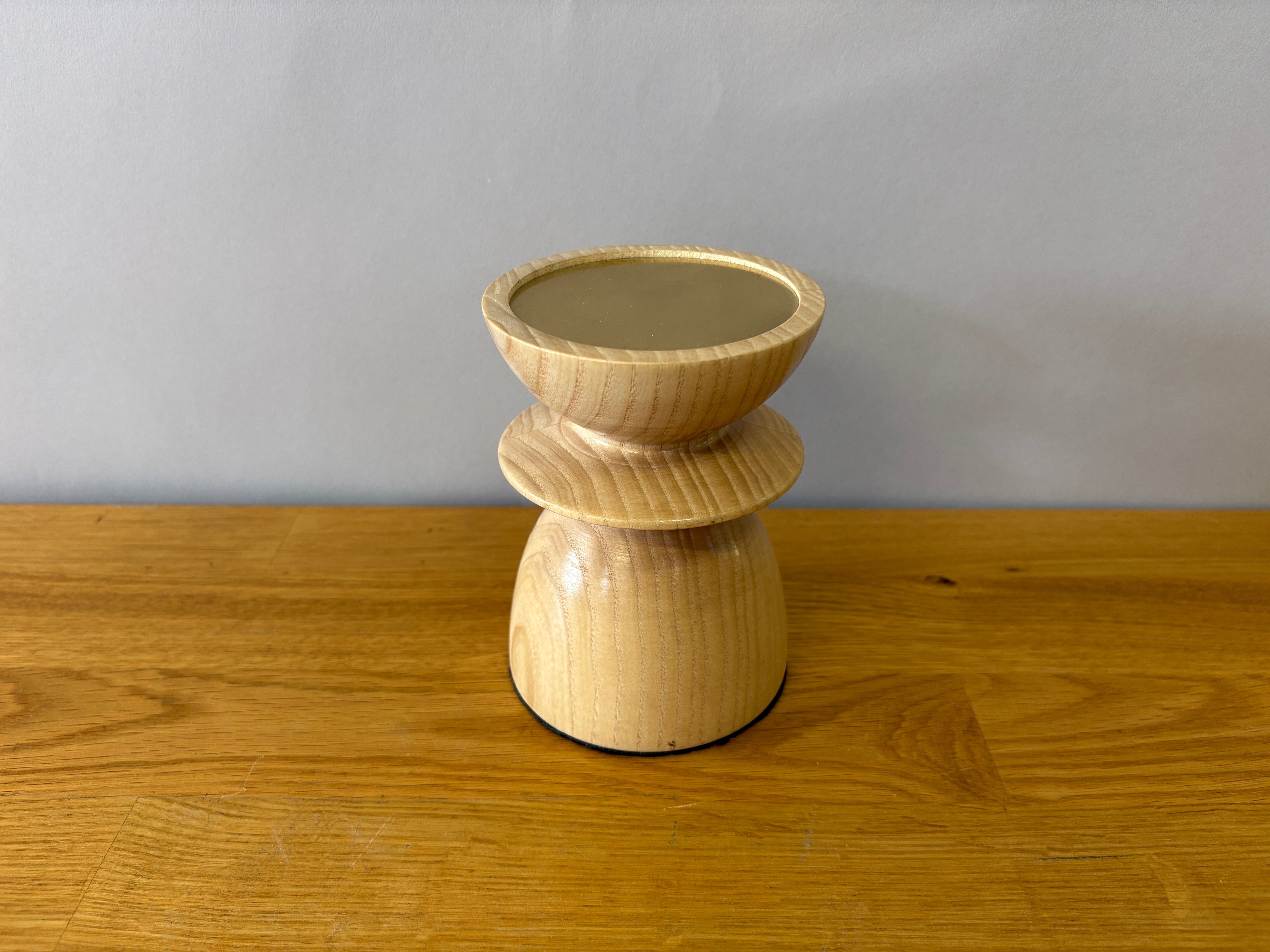 Wood Candle Holder