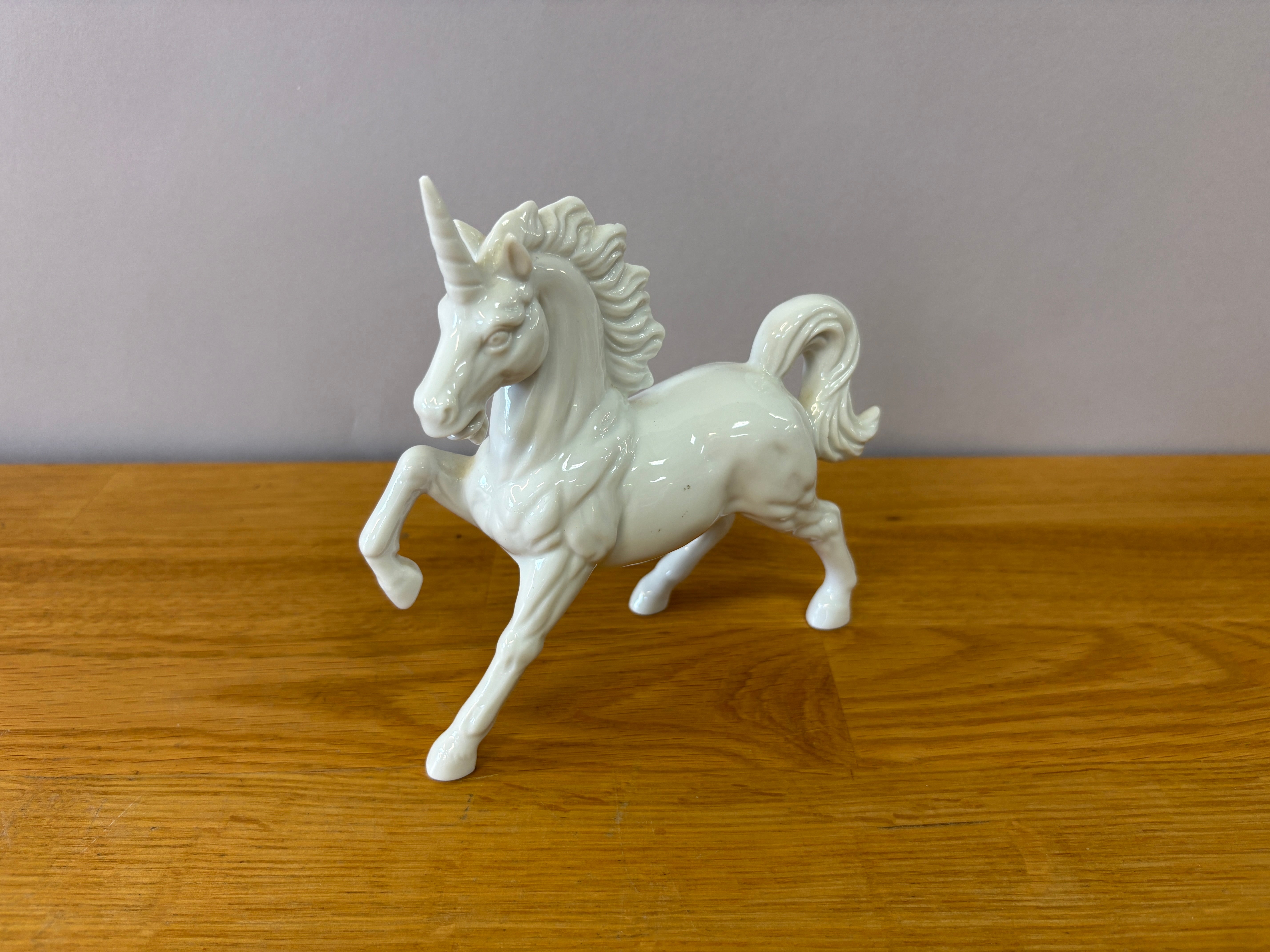 White Ceramic Unicorn