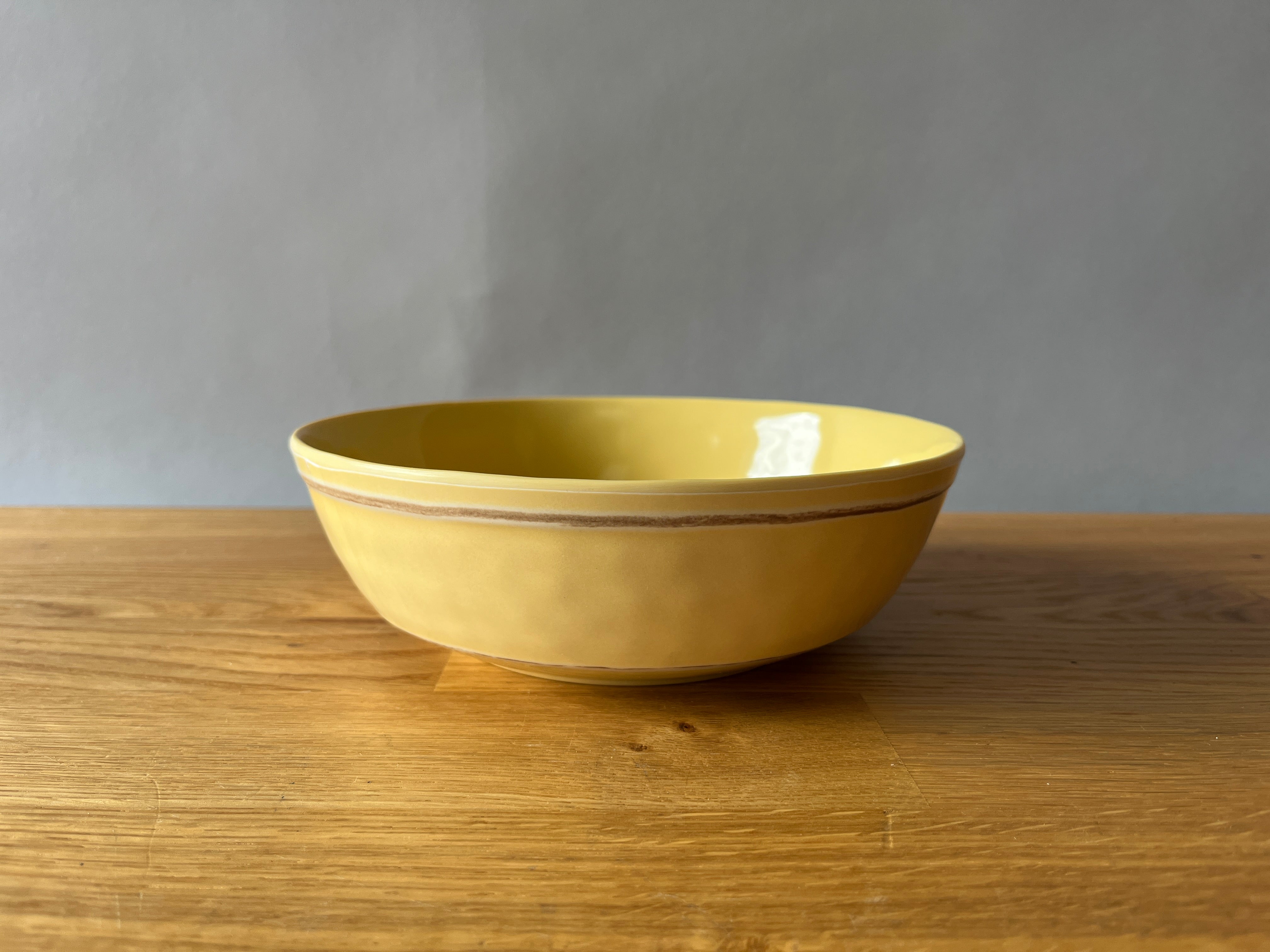 Yellow Plastic Bowl