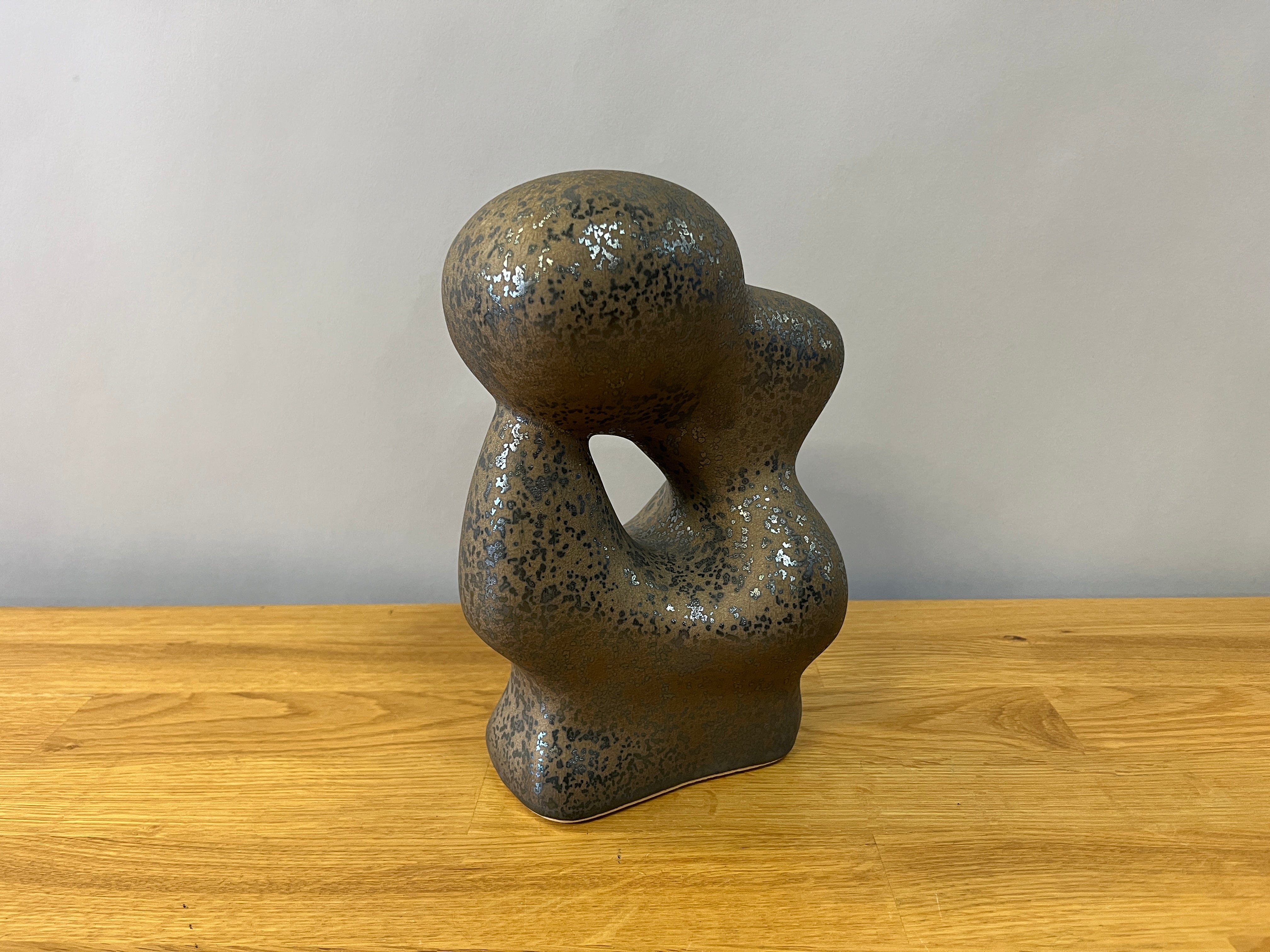 Brown and Black Abstract Sculpture