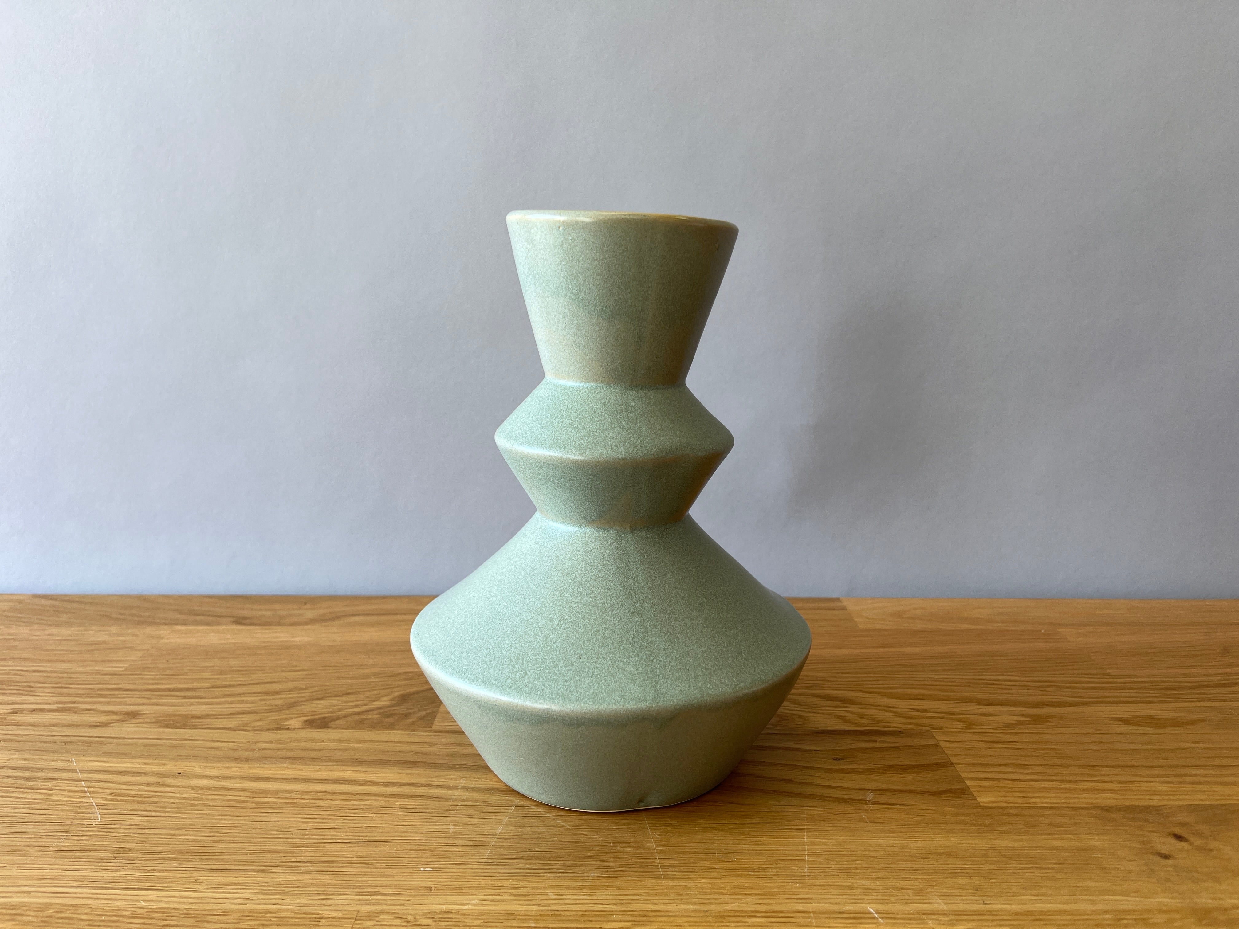 Light Green Speckled Vase