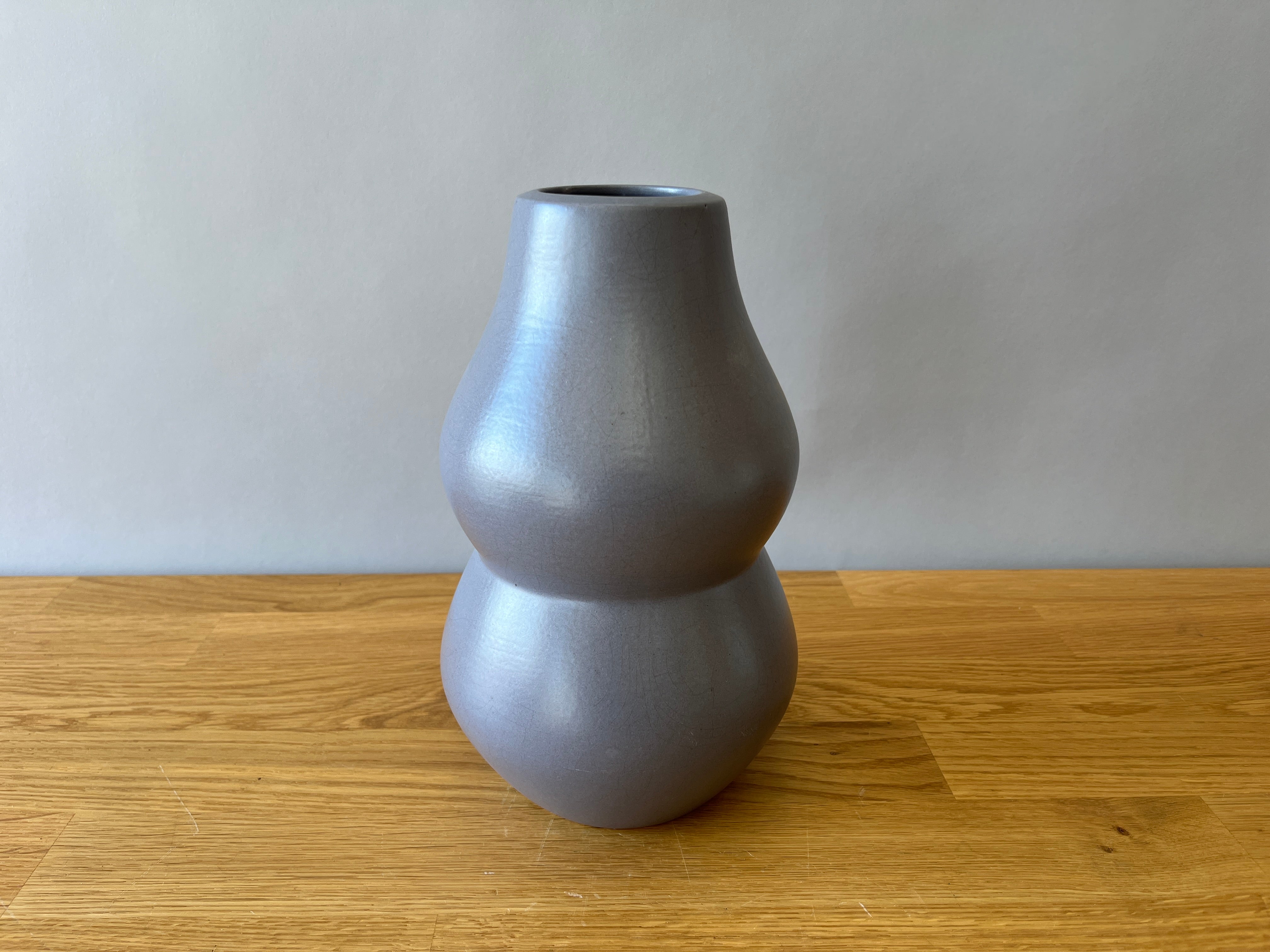 Purple Curved Vase