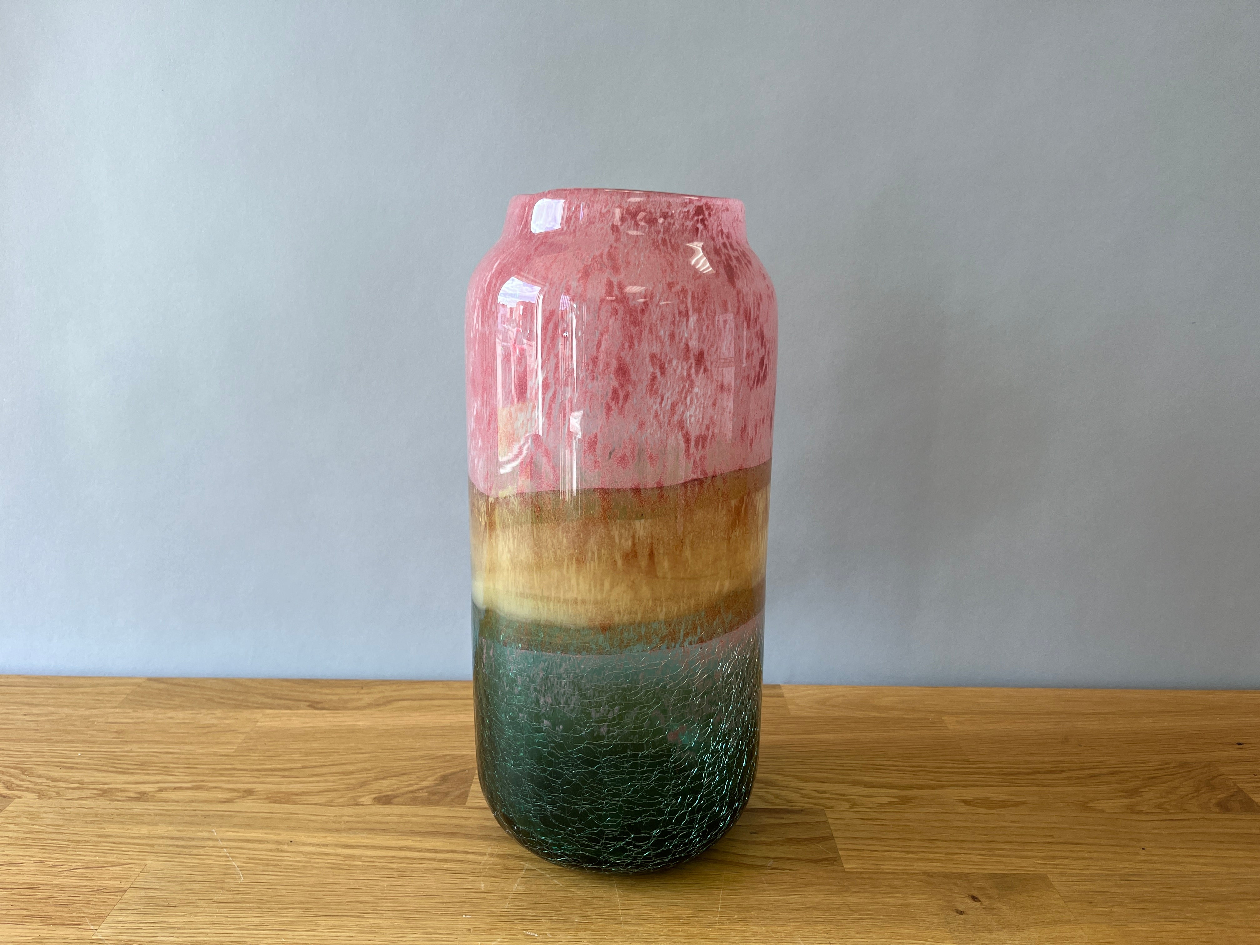 Glass Hurricane Vase