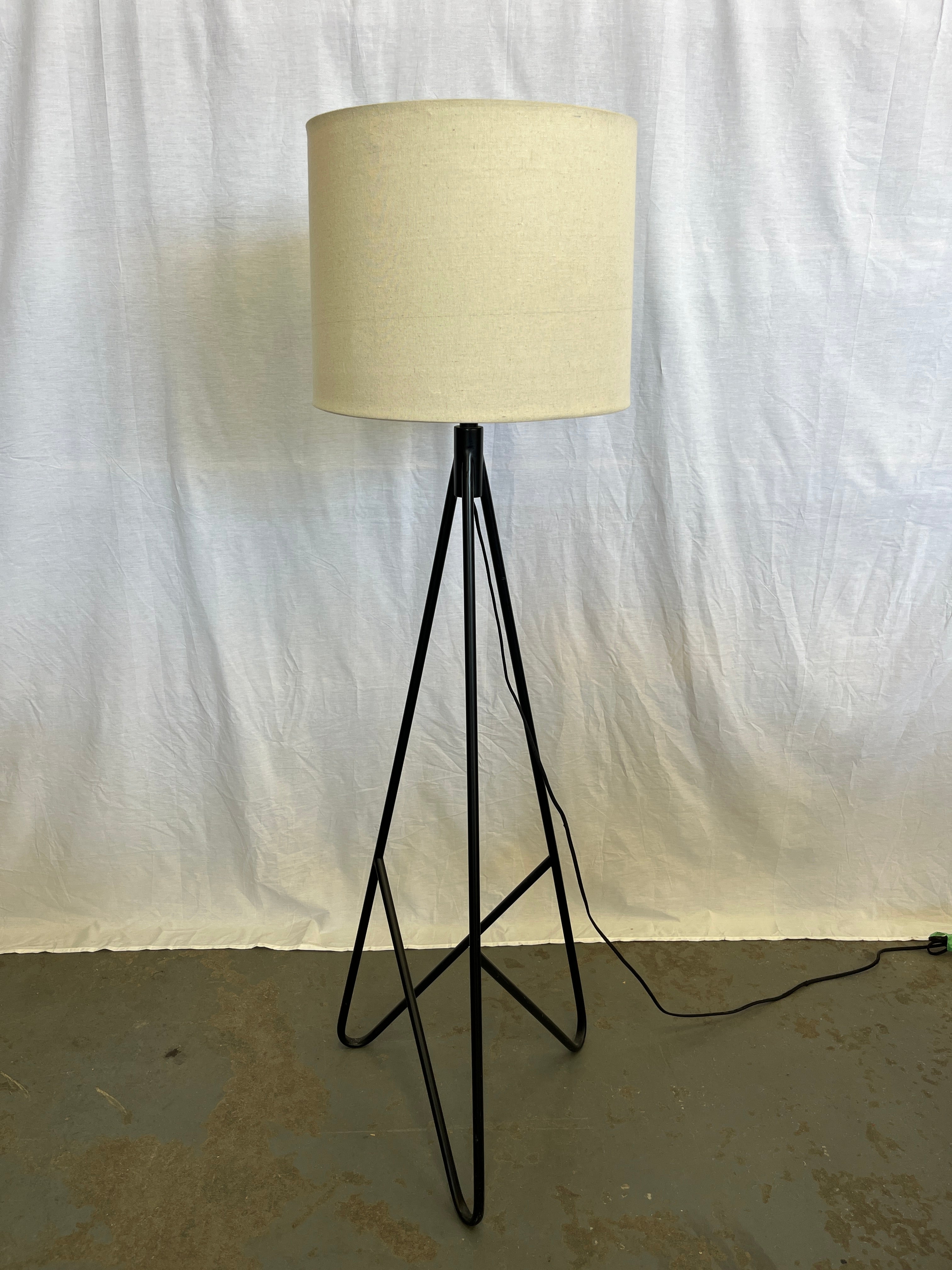 Black Tripod Standing Lamp