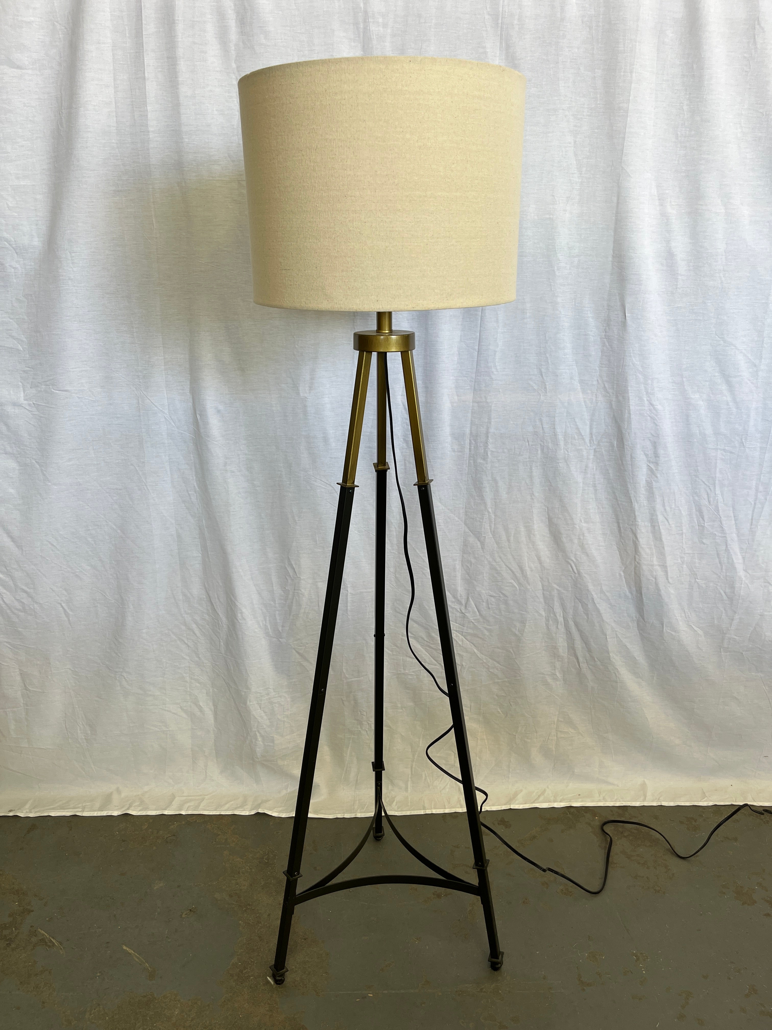 Black and Gold Standing Lamp
