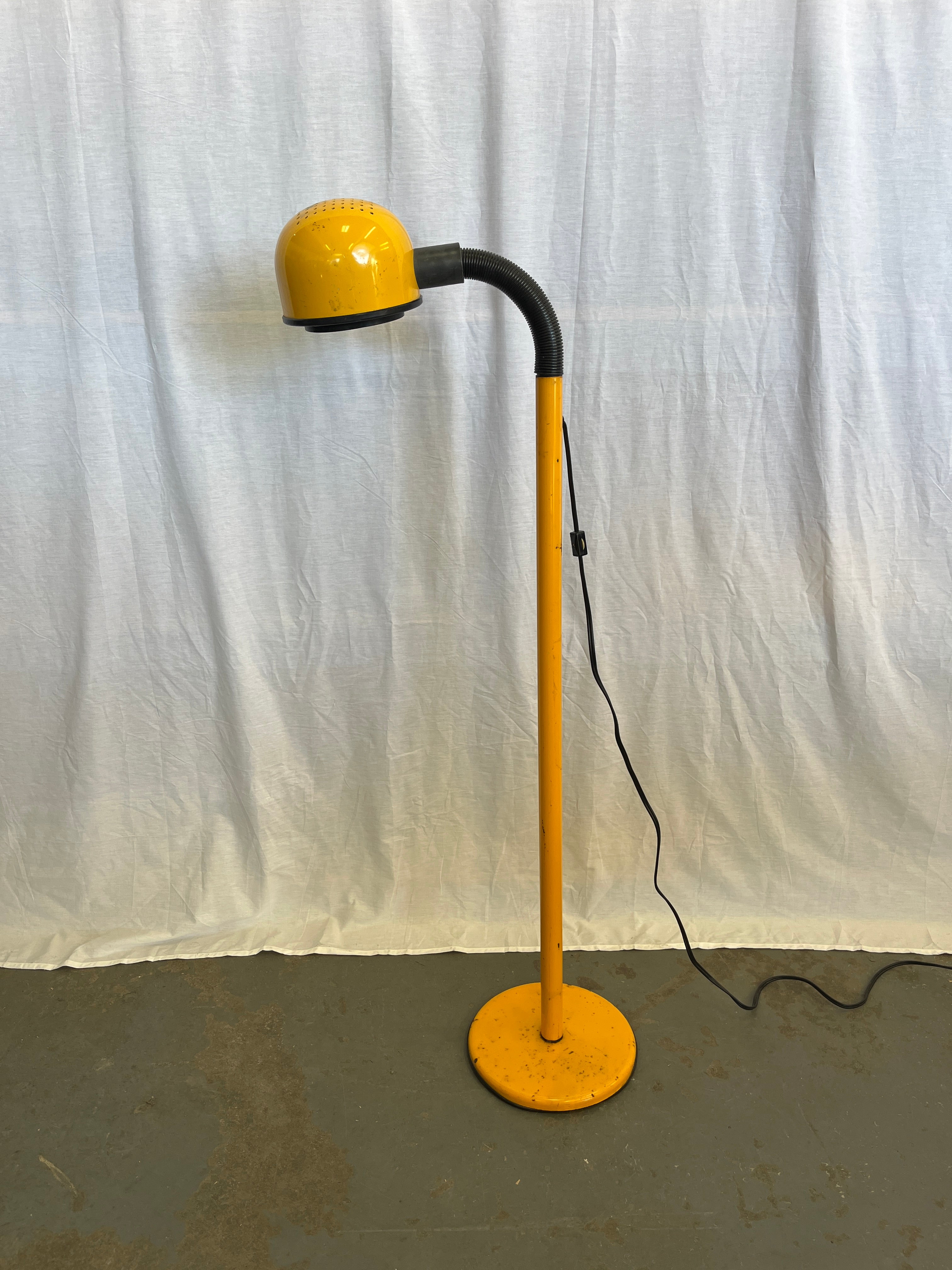 Yellow Standing Lamp