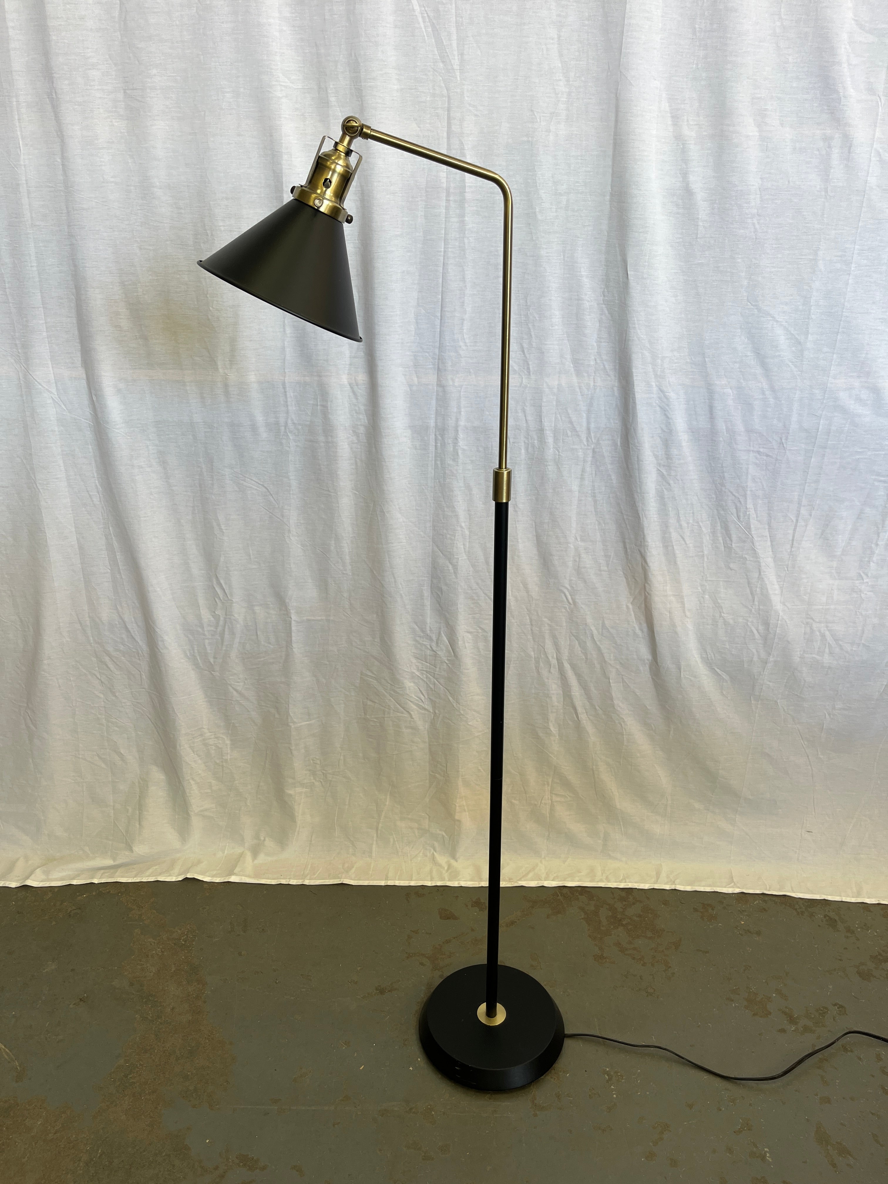Black and Gold Standing Lamp