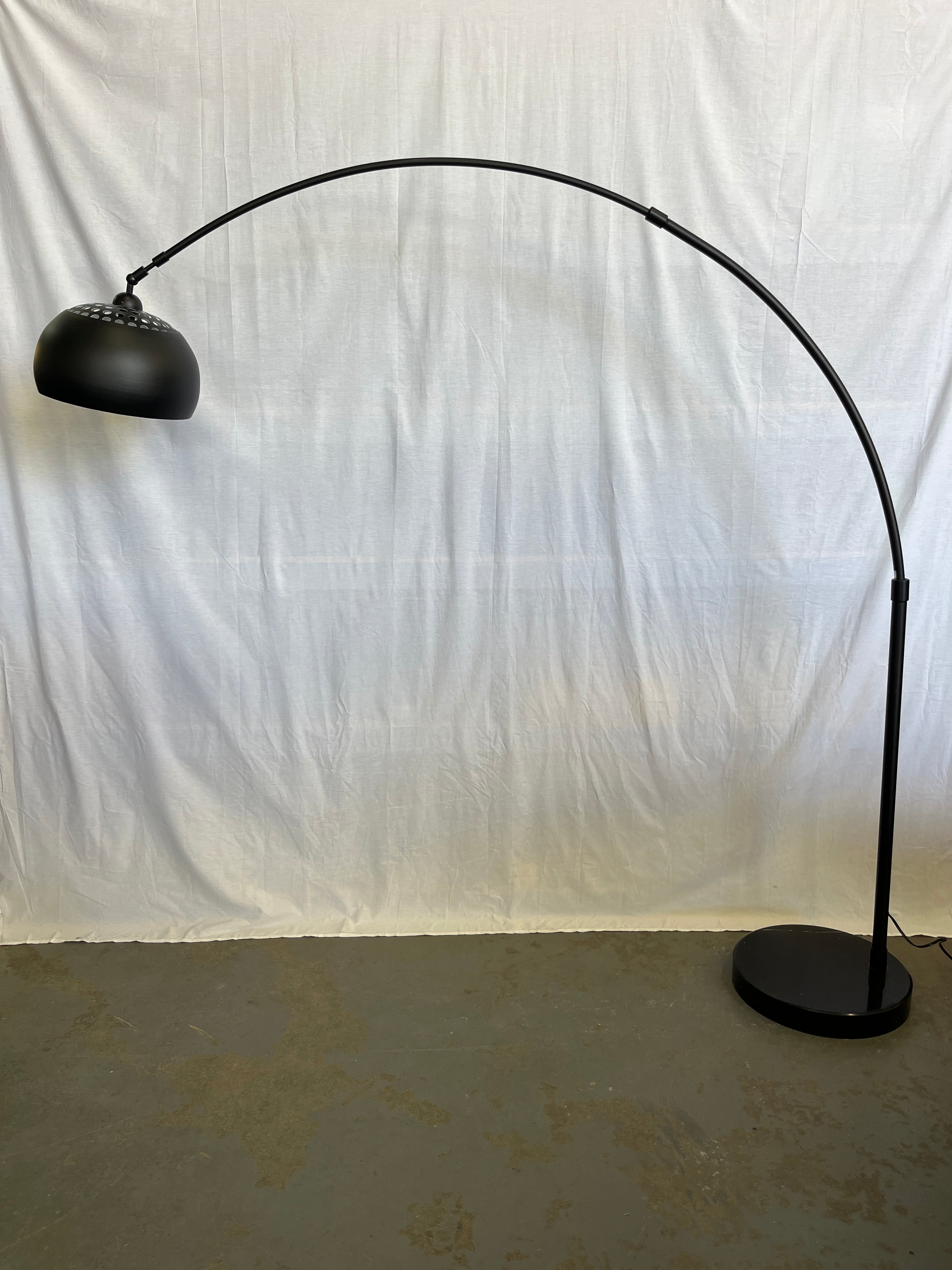 Black Arching Standing Lamp