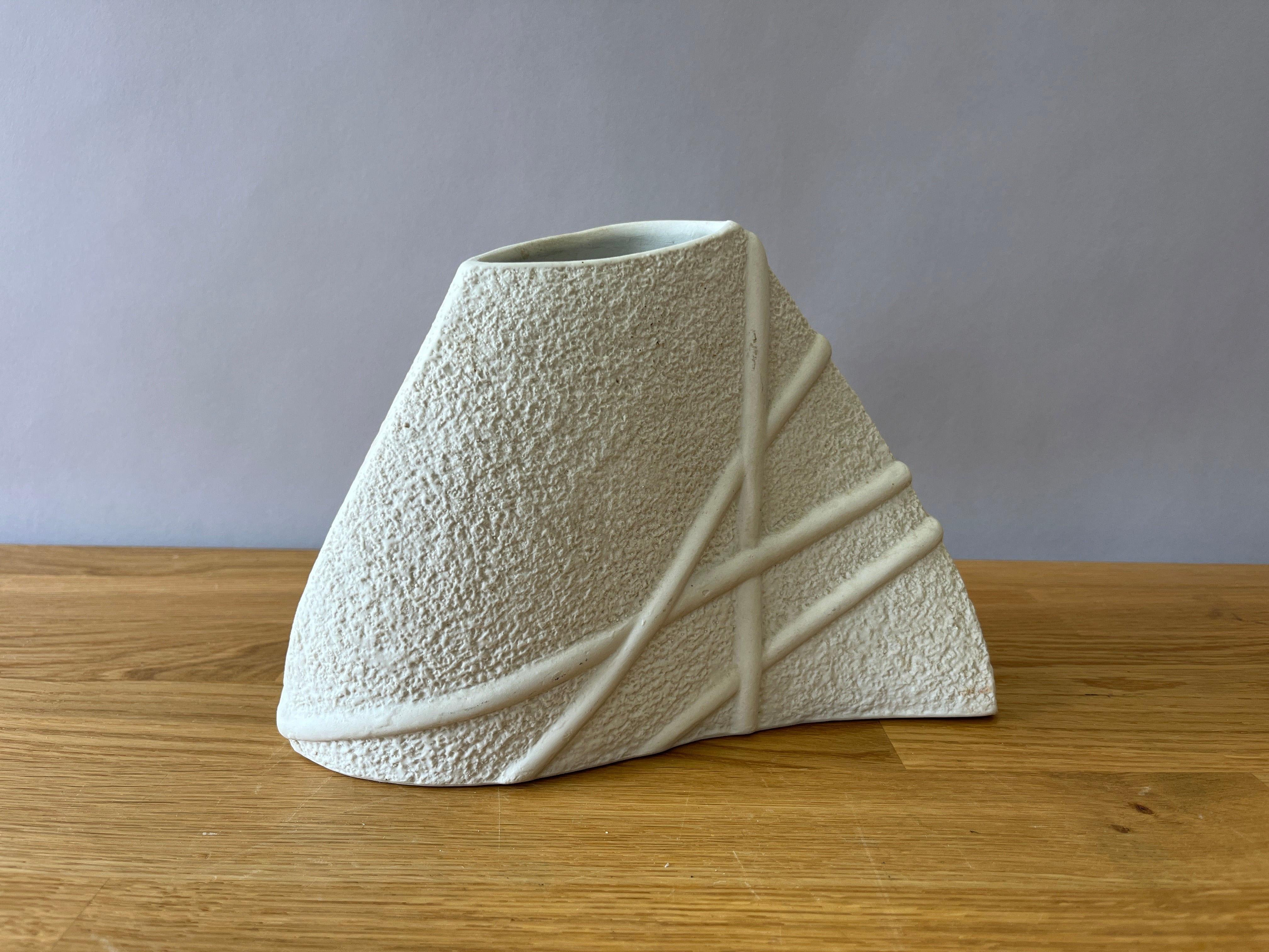 White Abstract Vase