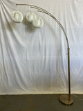 Three Headed Gold Arching Standing Lamp