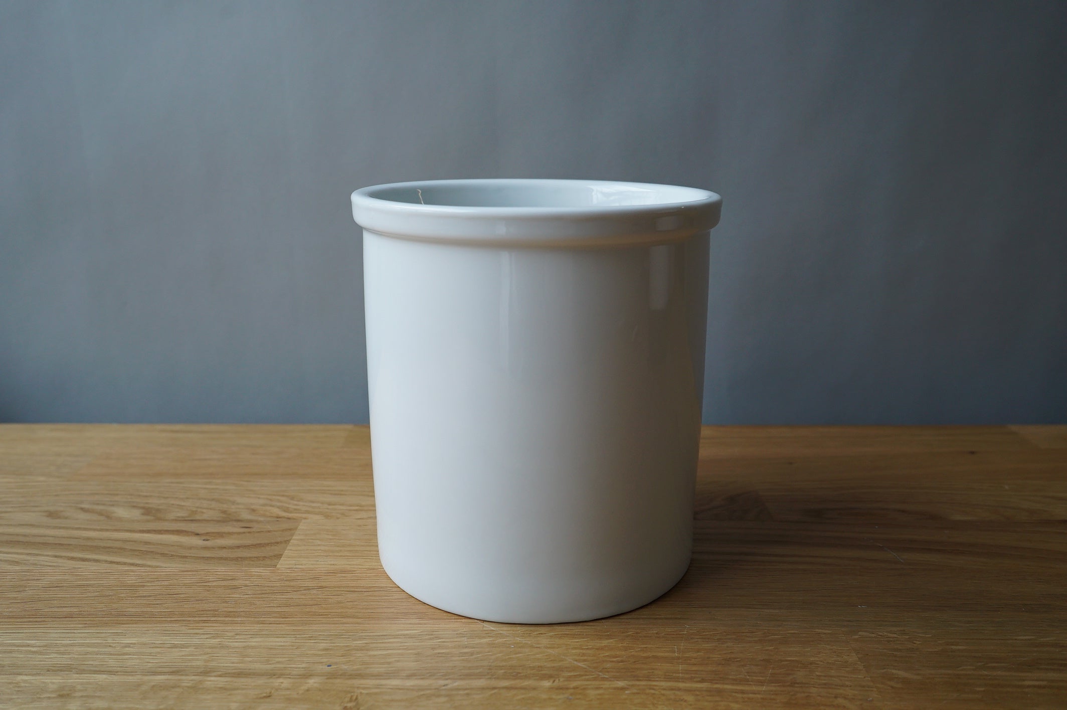 White Utensil Holder