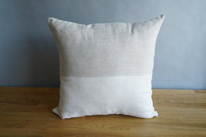Beige Two Tone Pillow