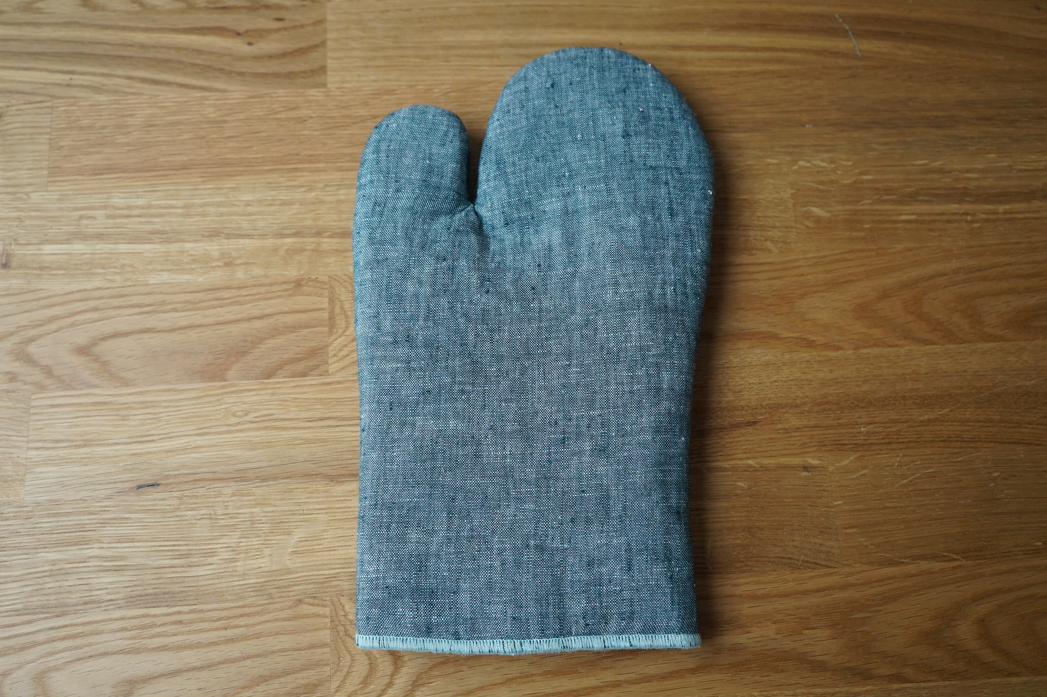 Blue Oven Mitt