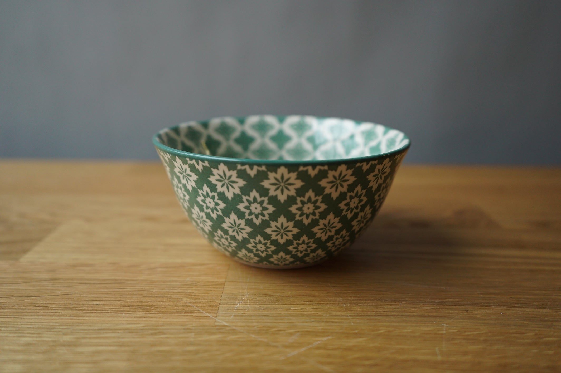 Green Patterned Bowl