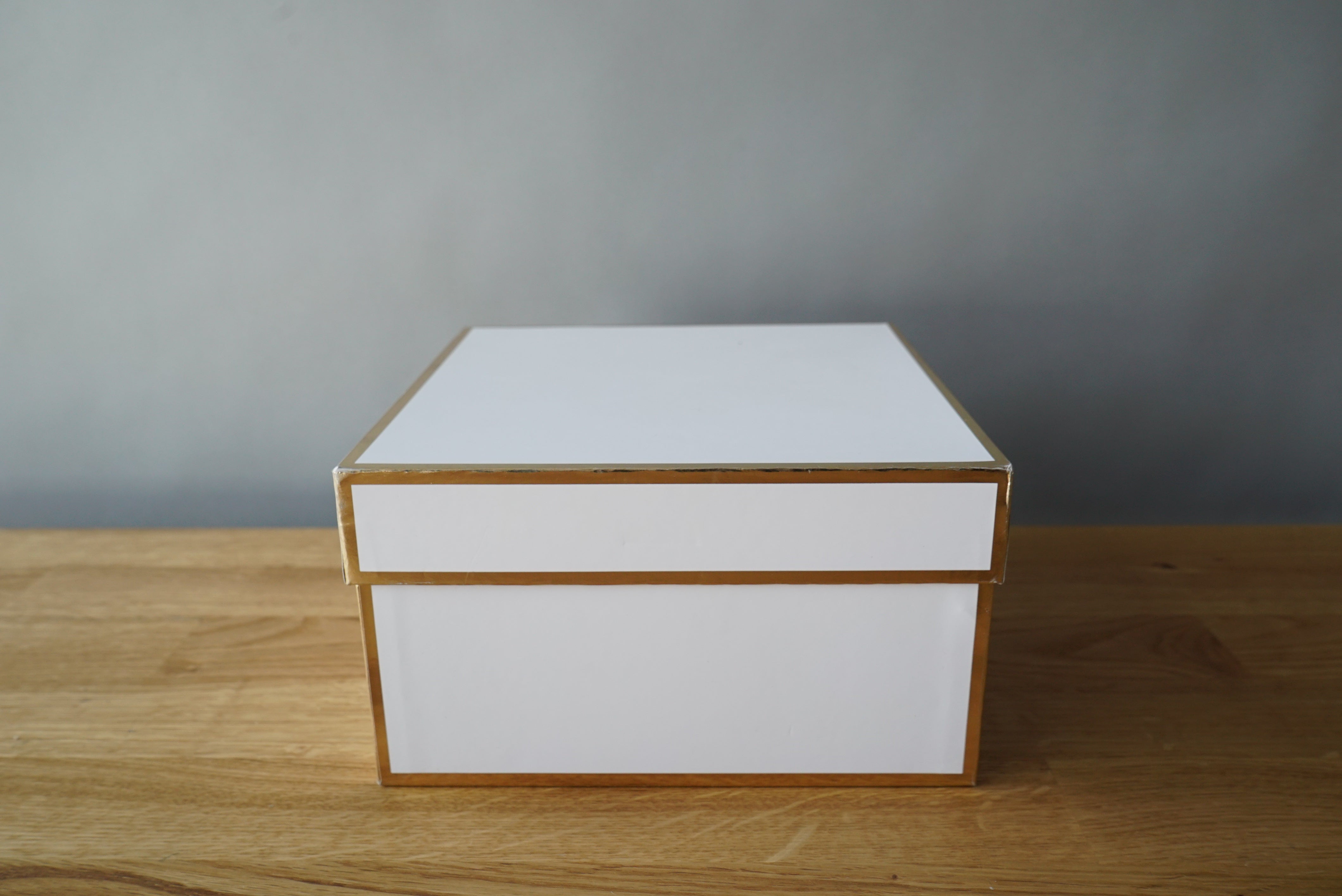 White and Gold Box