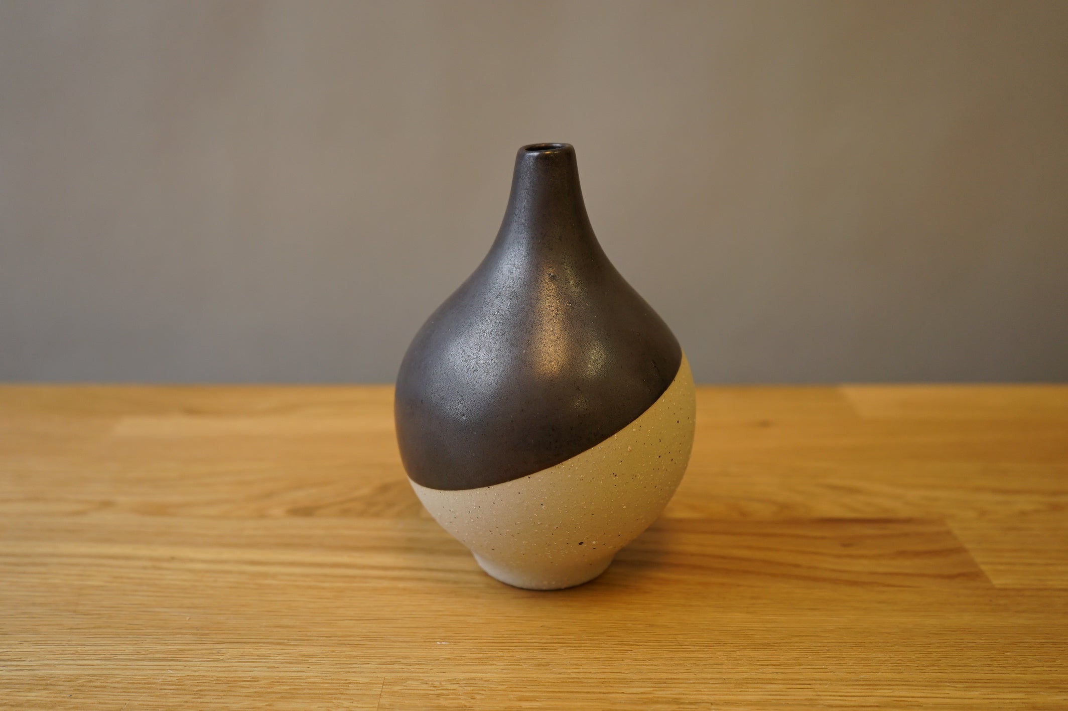 Half Dipped Stoneware Vase