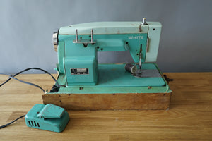Teal Sewing Machine