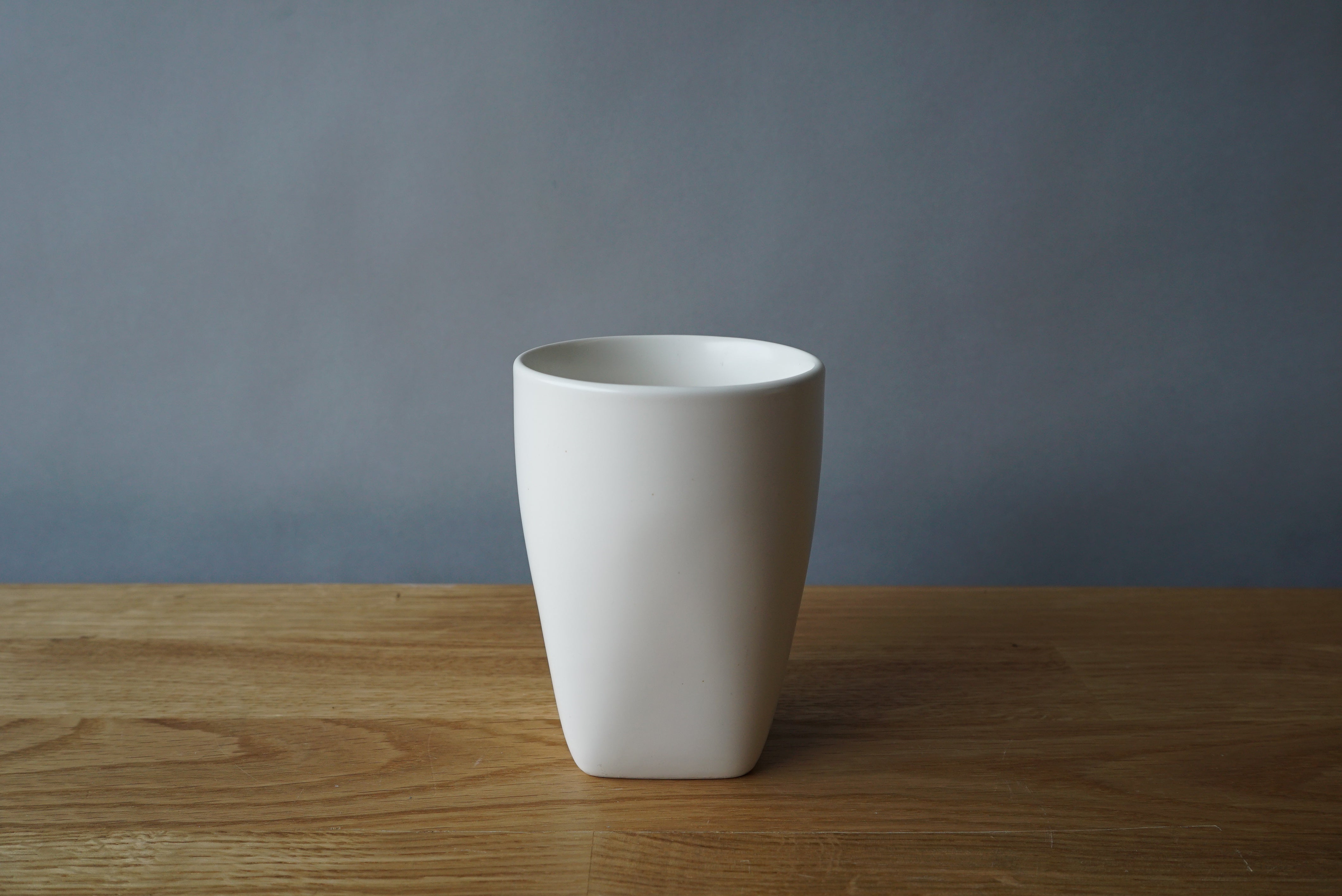 White toothbrush holder