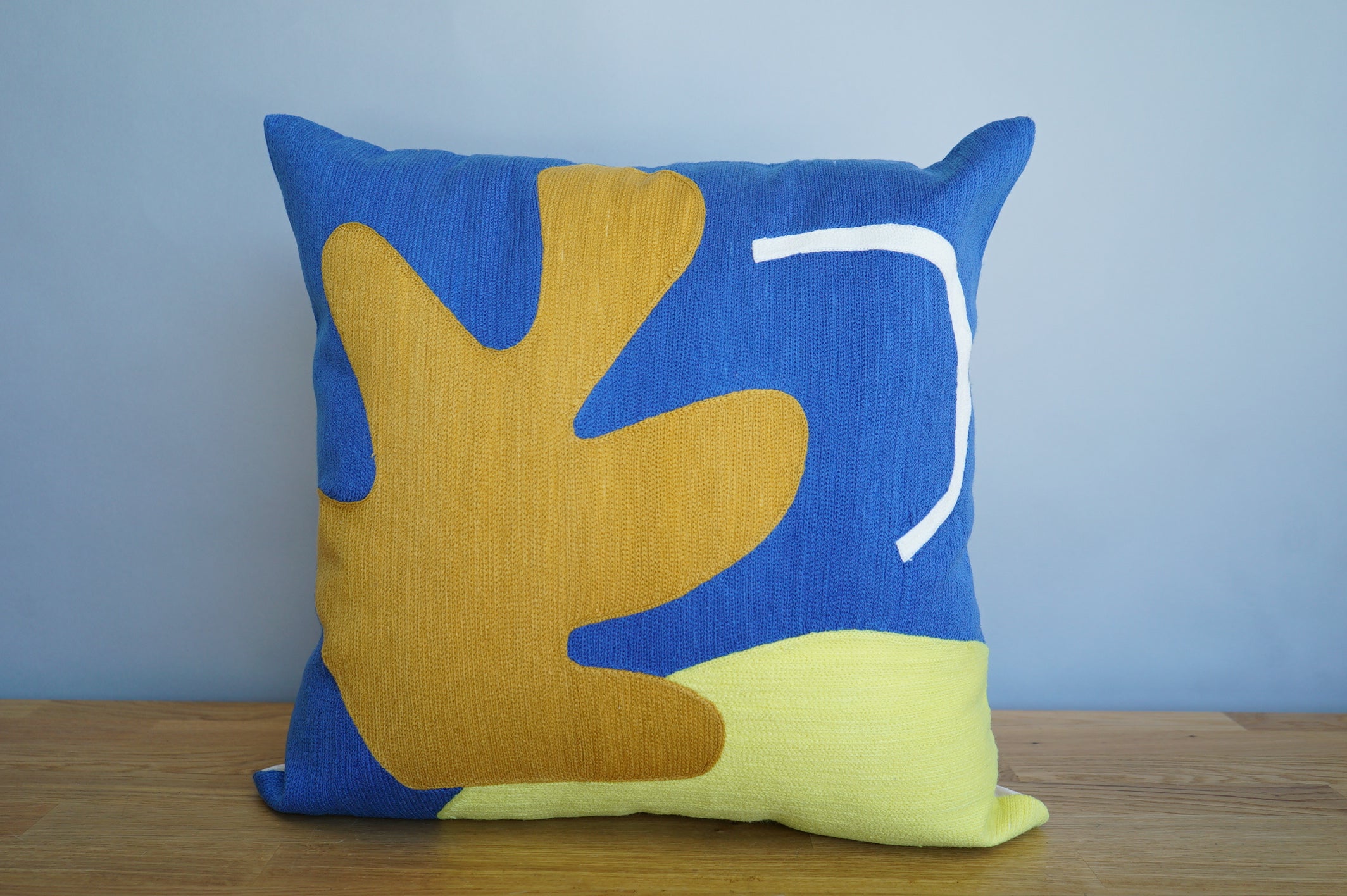 Bright Colour-block Pillow