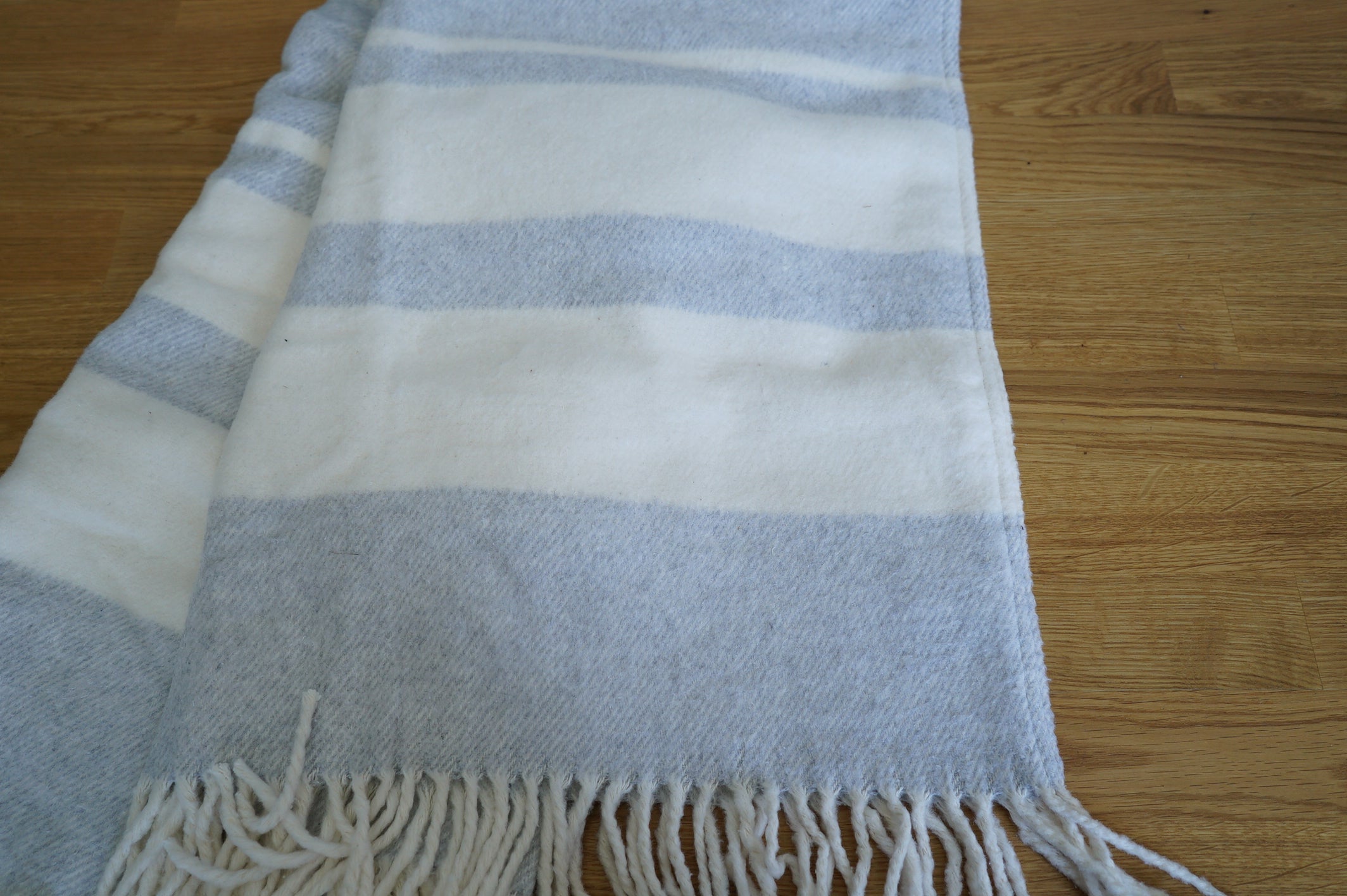 Grey Stripe Blanket