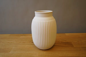 Ribbed Vase