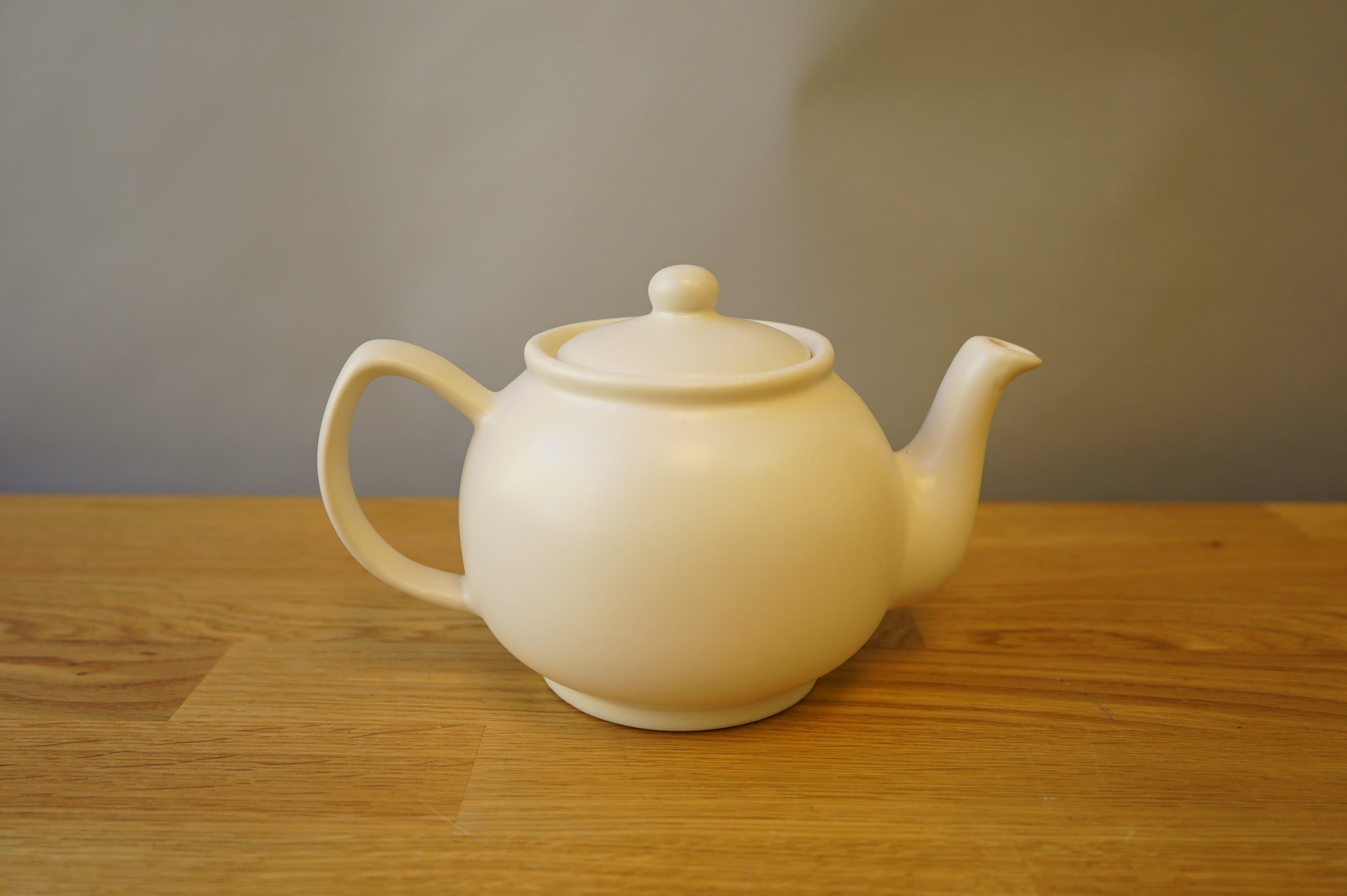 Cream Teapot