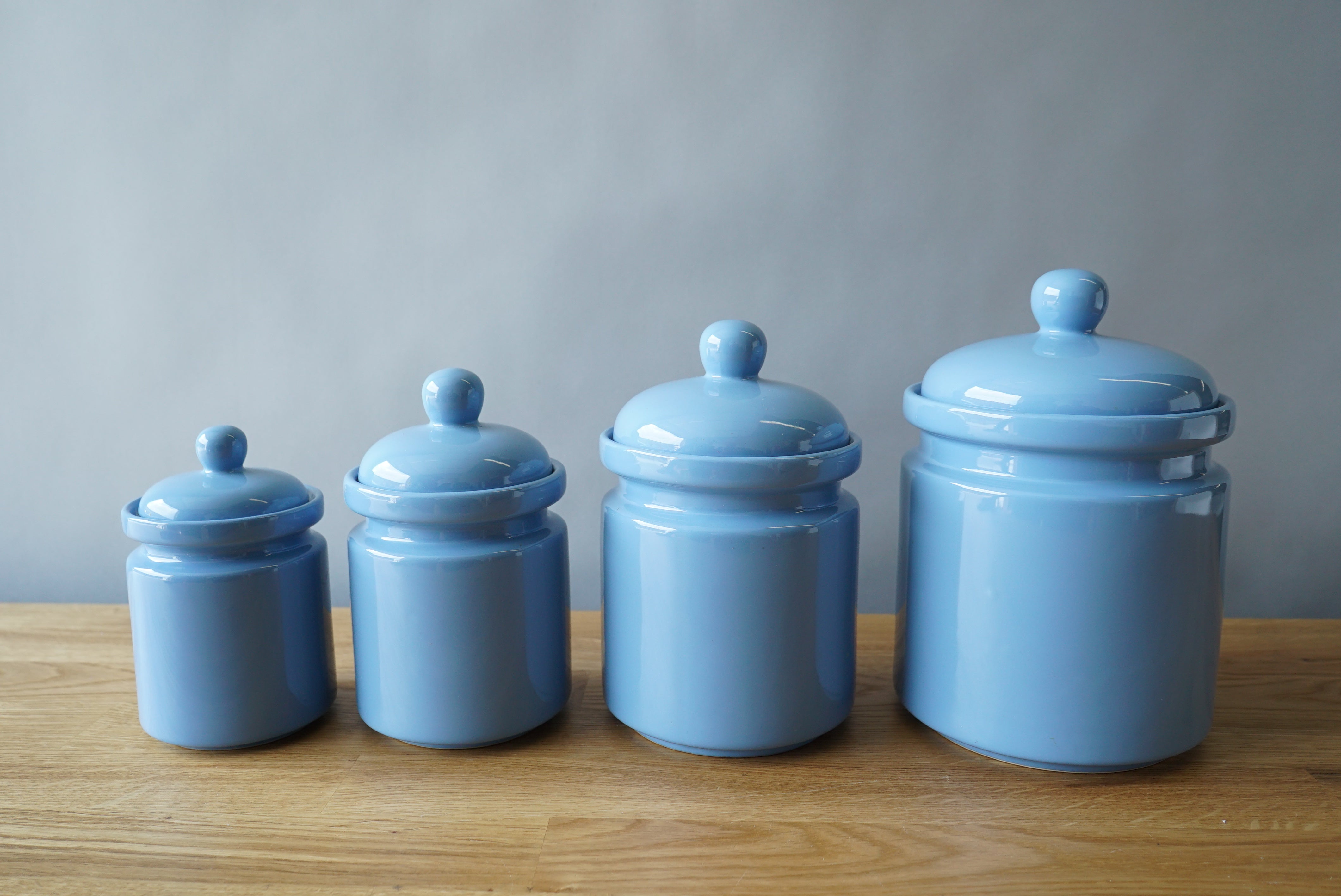 Blue Canister Set