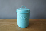 Coffee Canister- Teal