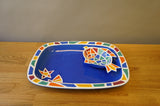 Blue Serving Tray