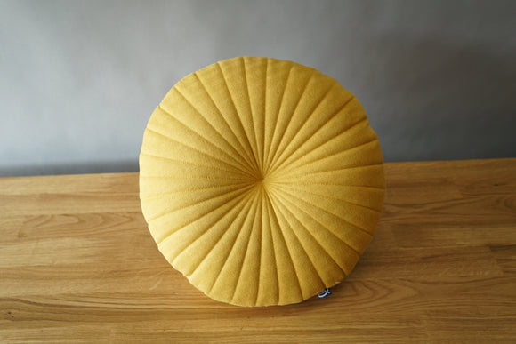 Yellow Circular Pillow