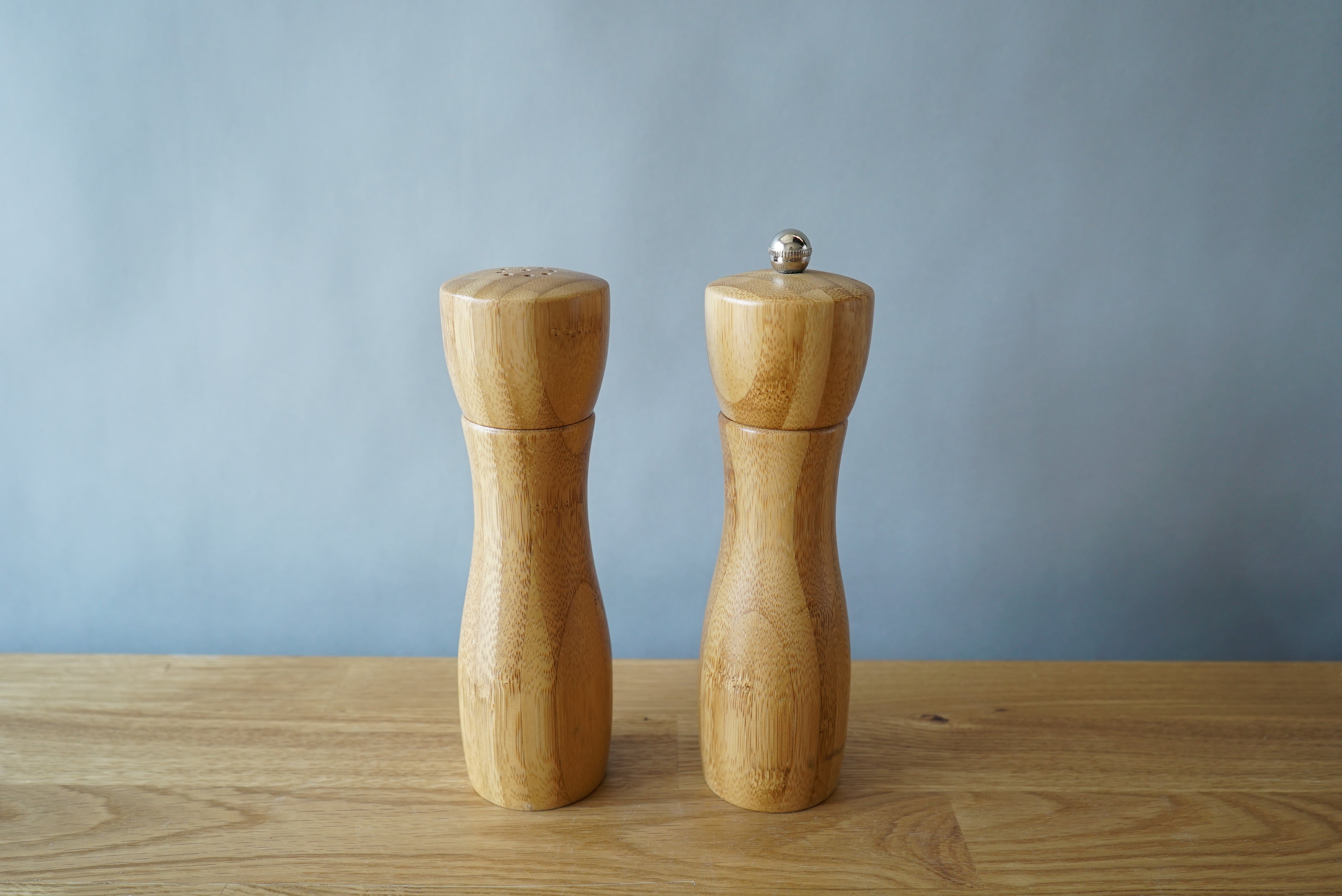 Wood Salt and Pepper Shakers