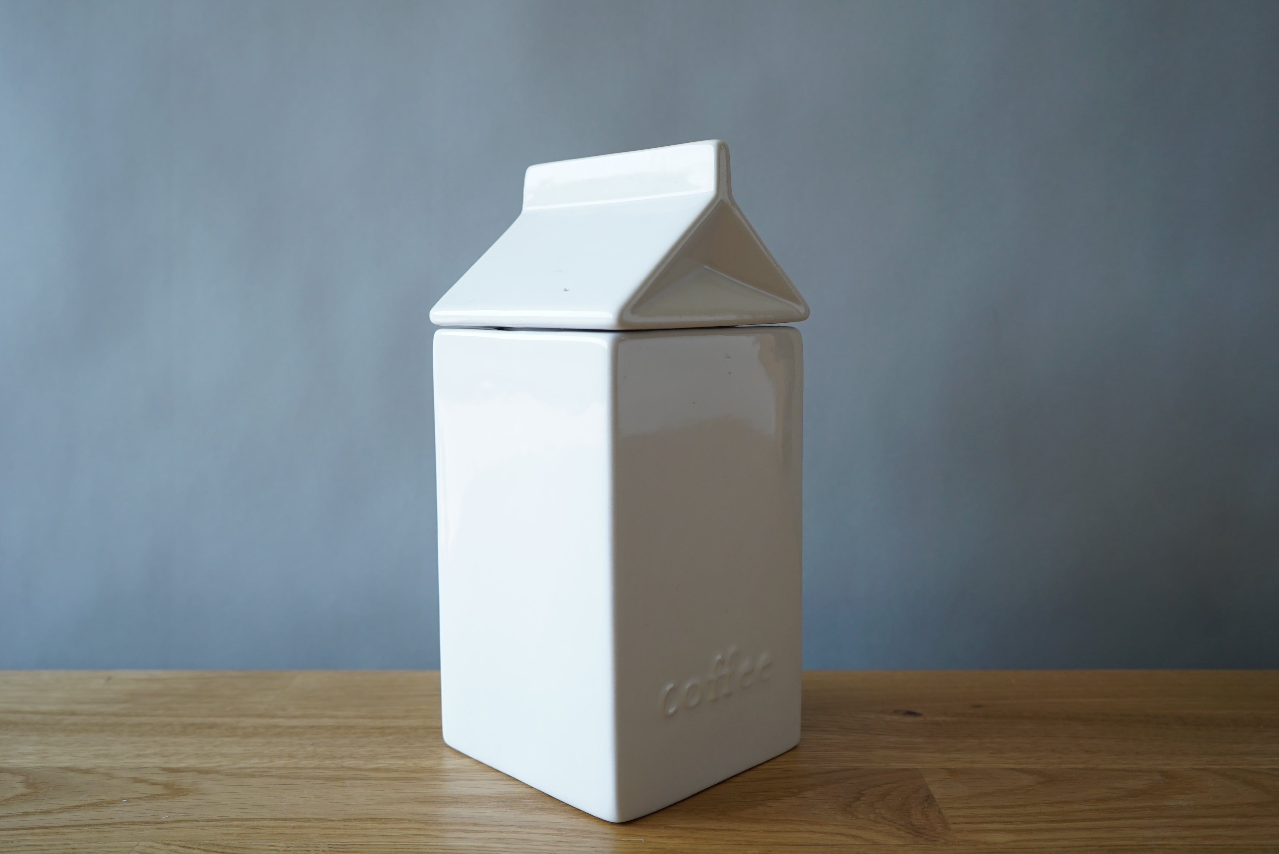 White Ceramic Container