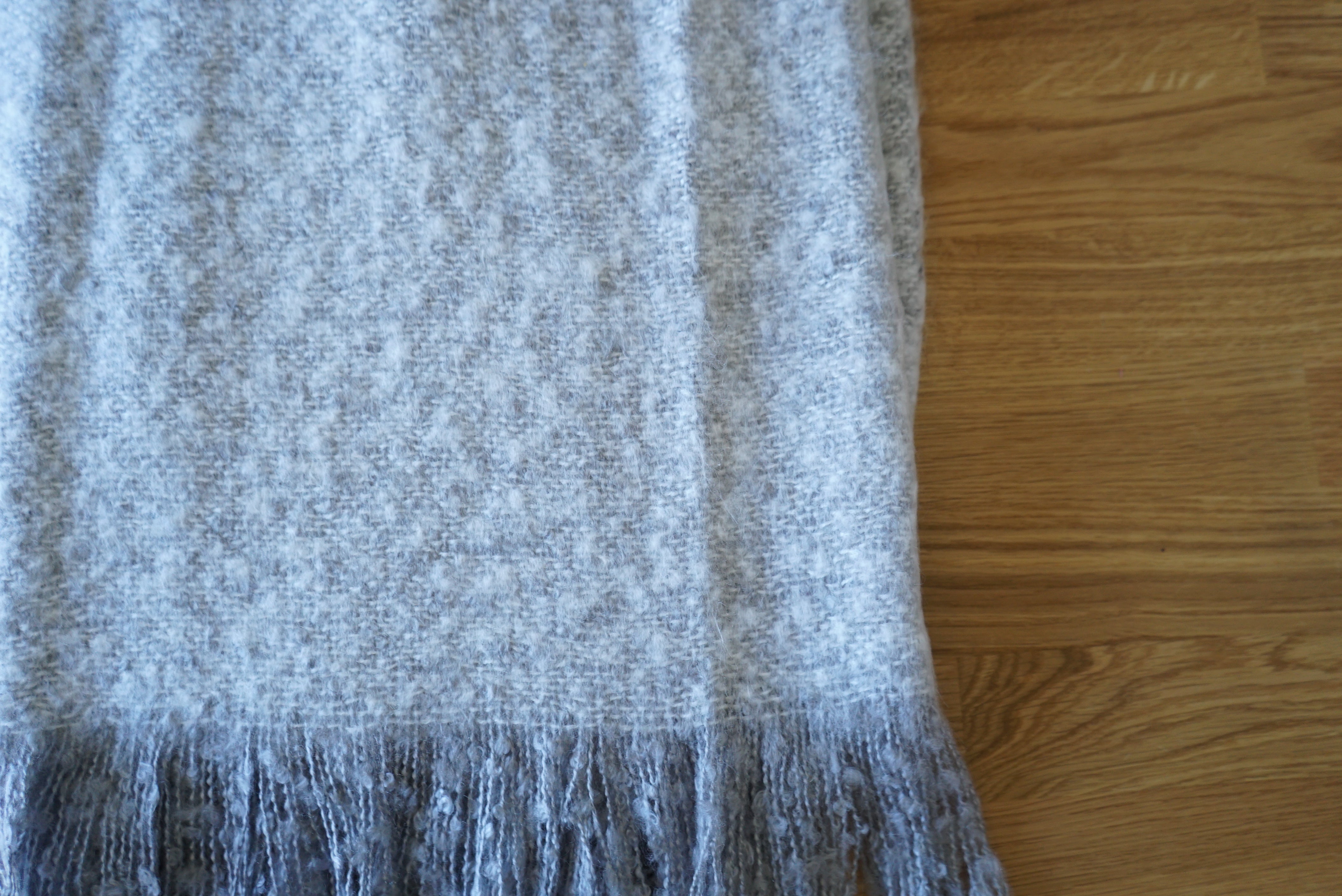 Grey Throw Blanket