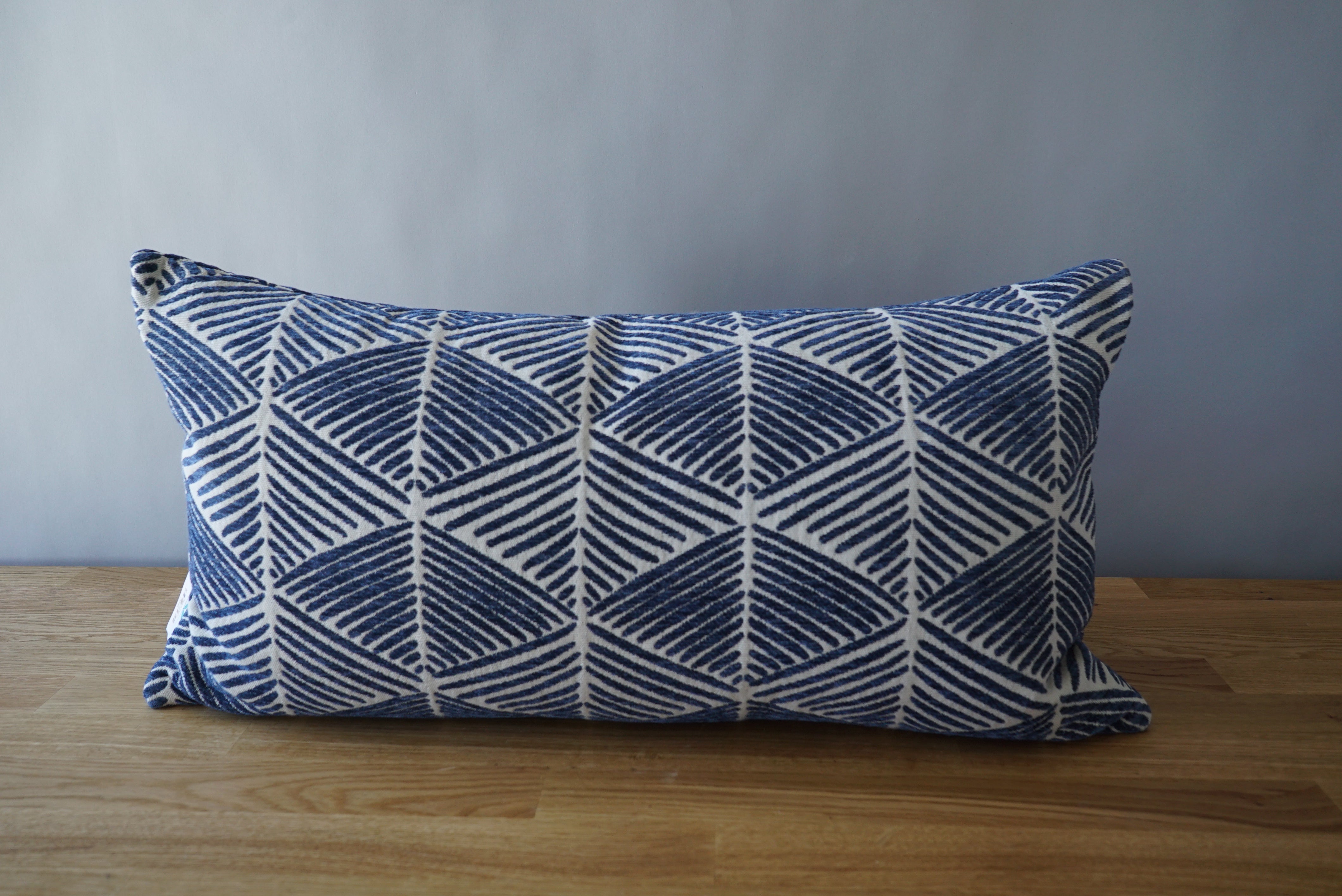 Blue Striped Pillow