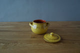 Yellow Dish with Lid