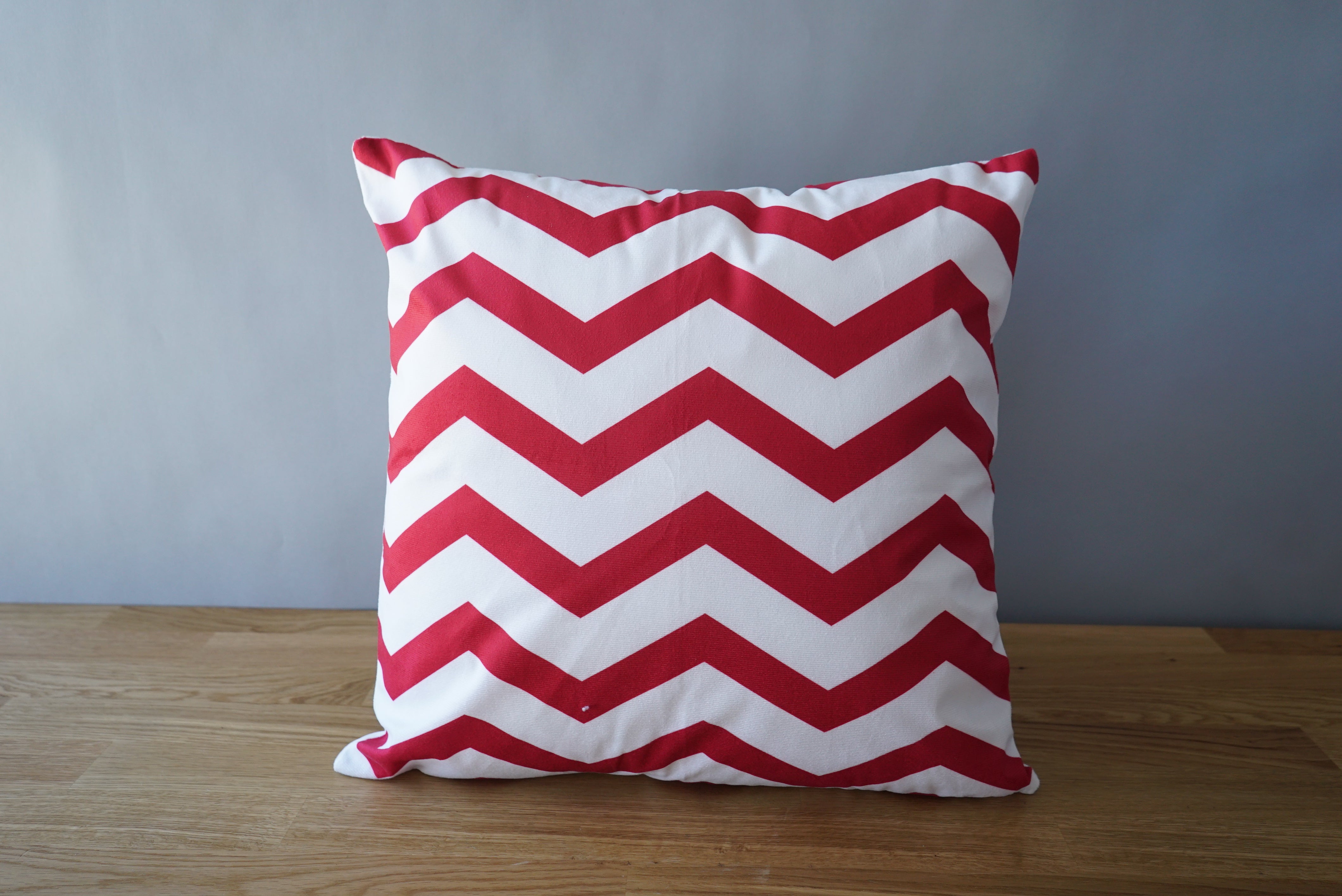 Red Patterned Pillow