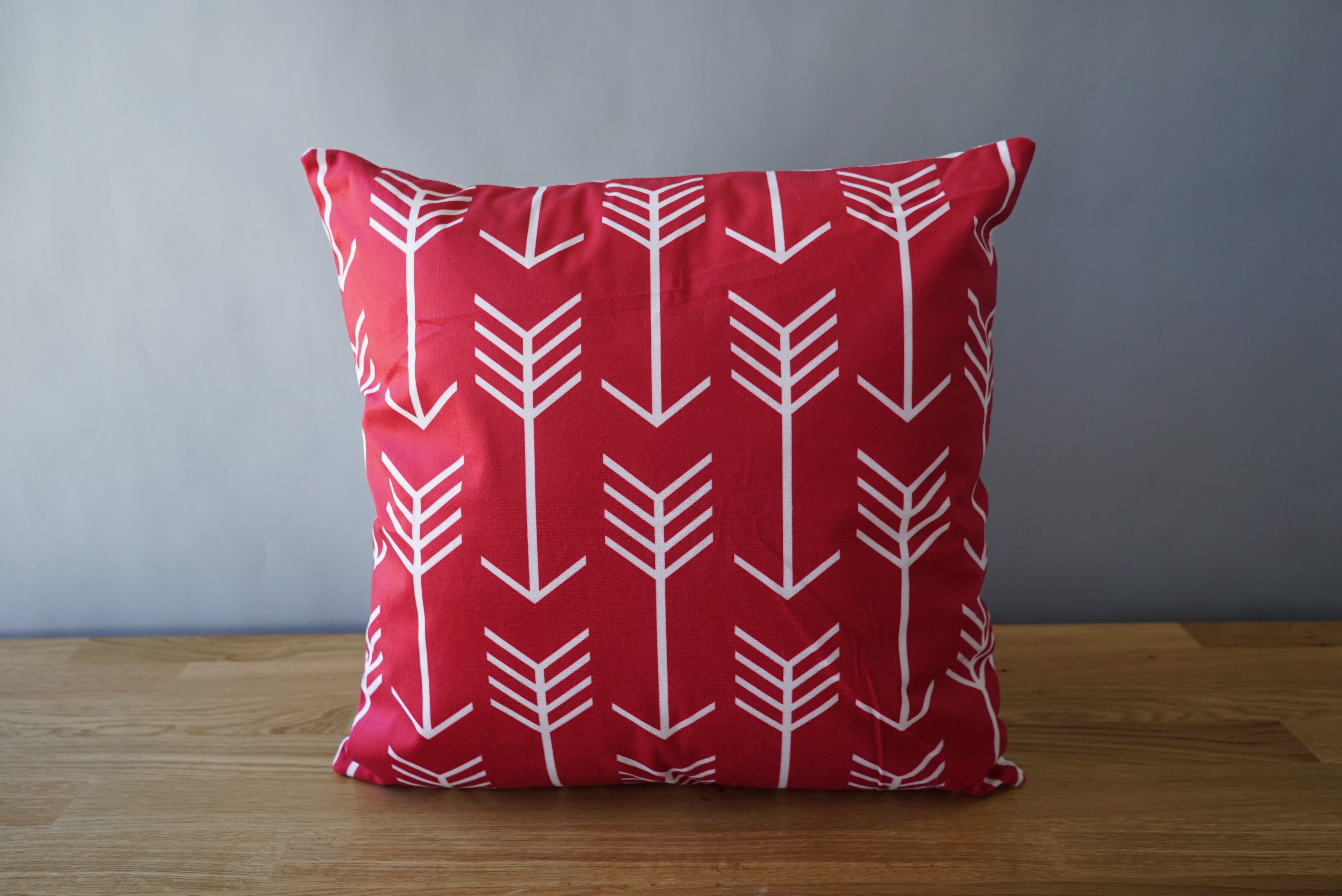 Red Arrow Pillow