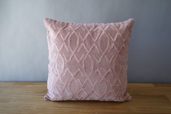 Pink Textured Pillow