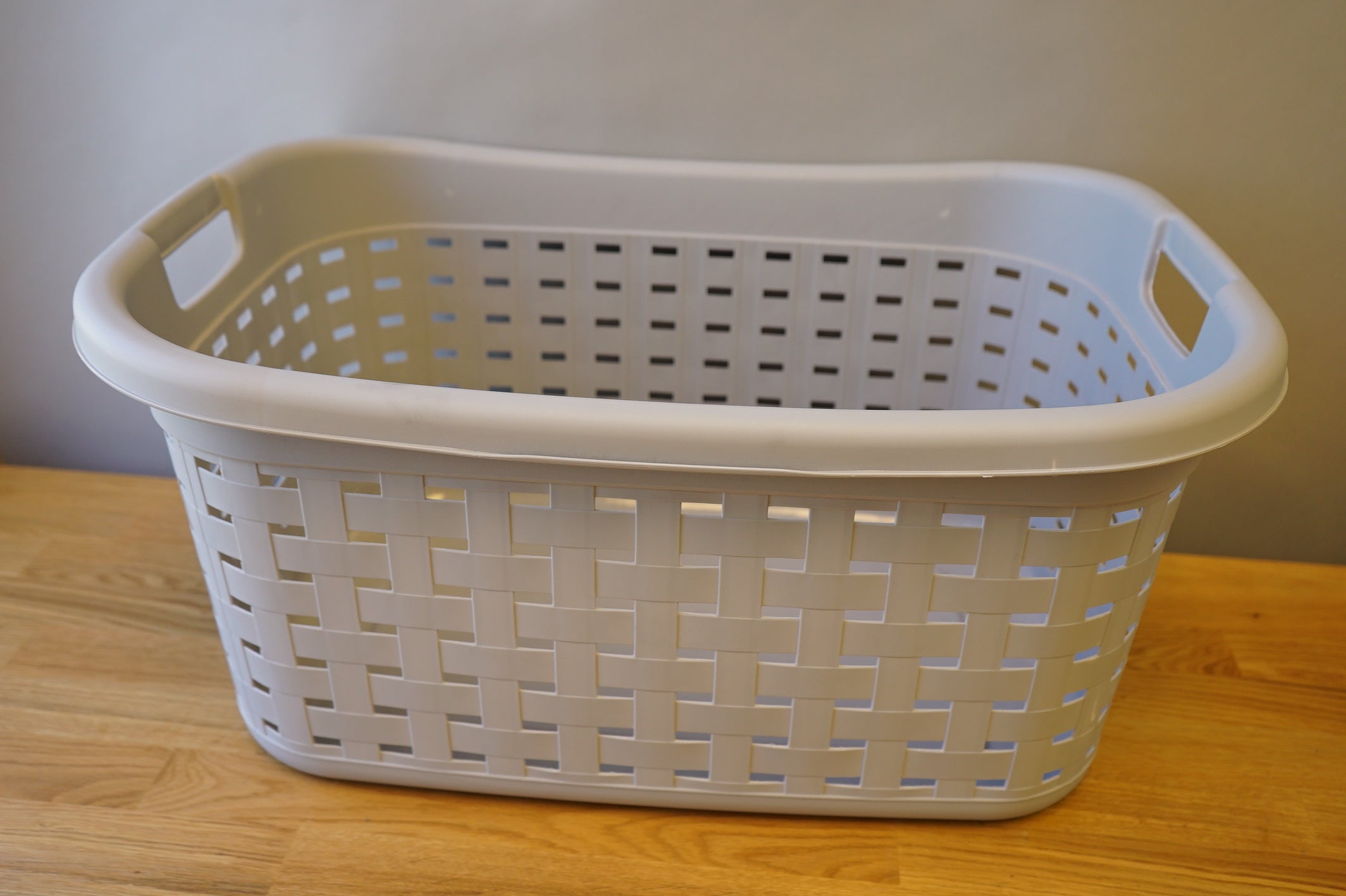 Grey Laundry Basket