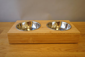 Bamboo Dog Bowl